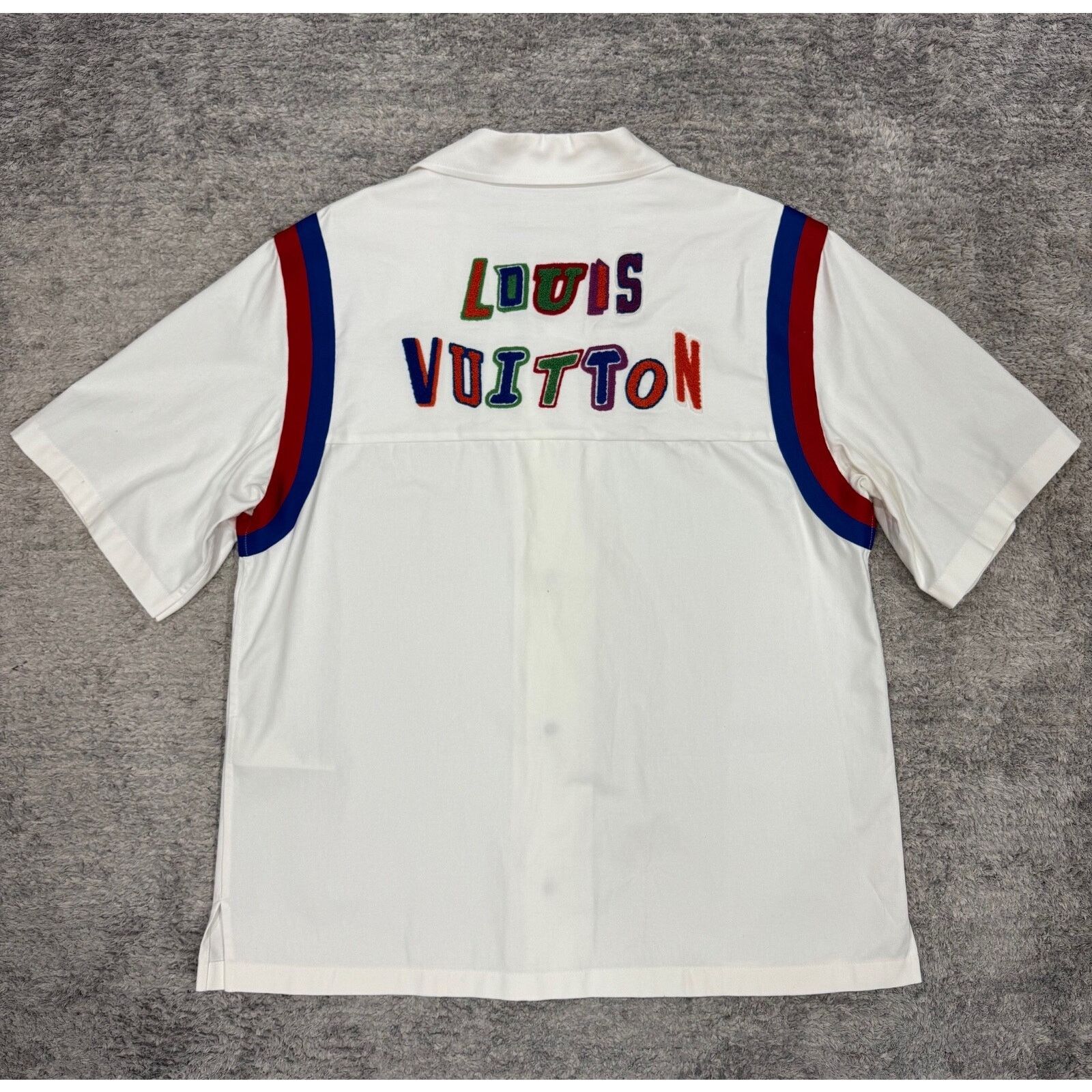 Louis Vuitton Louis Vuitton LV NBA Basketball SS Shirt Short Sleeve Button Size US L / EU 52-54 / 3 - 14 Thumbnail