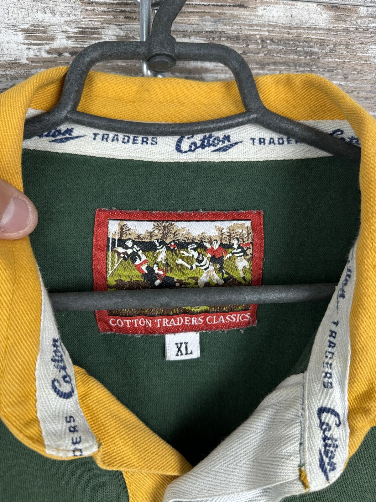 Vintage Mens Vintage Cotton Traders South Africa rugby sweatshirt Size US XL / EU 56 / 4 - 6 Thumbnail