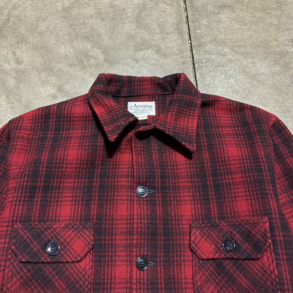 Woolrich Woolen Mills Vintage 60s Amana Woolen Mills Buffalo Plaid Jacket Shacket Size US XL / EU 56 / 4 - 3 Thumbnail