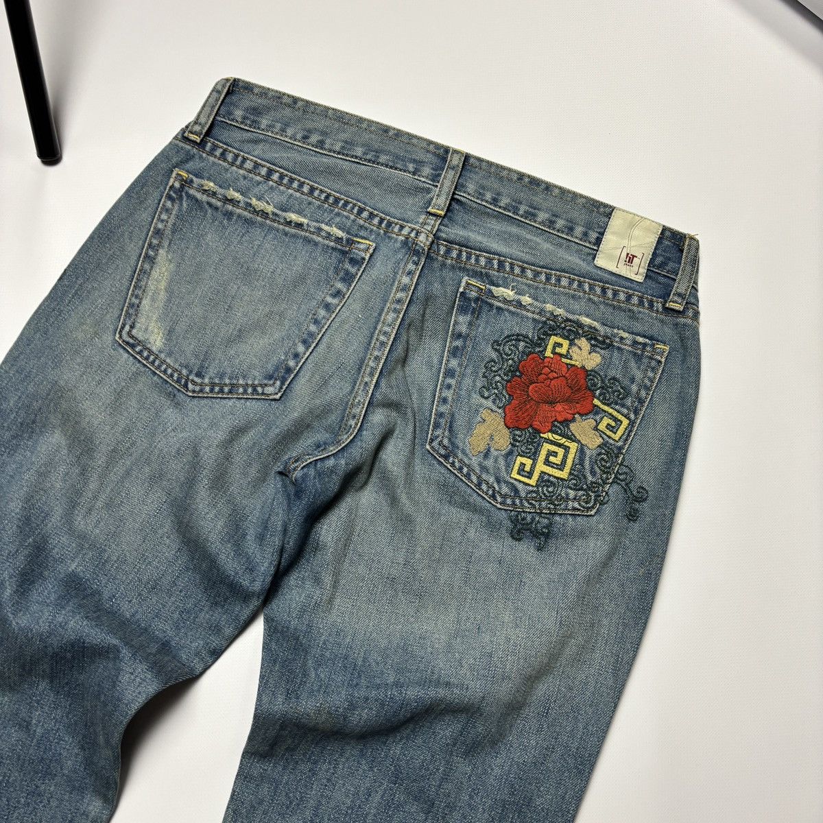 Hysteric Glamour × If Six Was Nine × Le Grande Bleu (L.G.B.) CRAZY FLARED JEANS Y2K japanese style Size US 26 / EU 42 - 4 Thumbnail