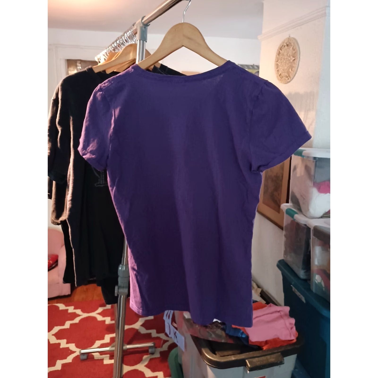 Fruit Of The Loom Just A Girl Who Loves Anime And Ramen T-shirt M Ladies Purple Anime Womens Size M / US 6-8 / IT 42-44 - 3 Thumbnail