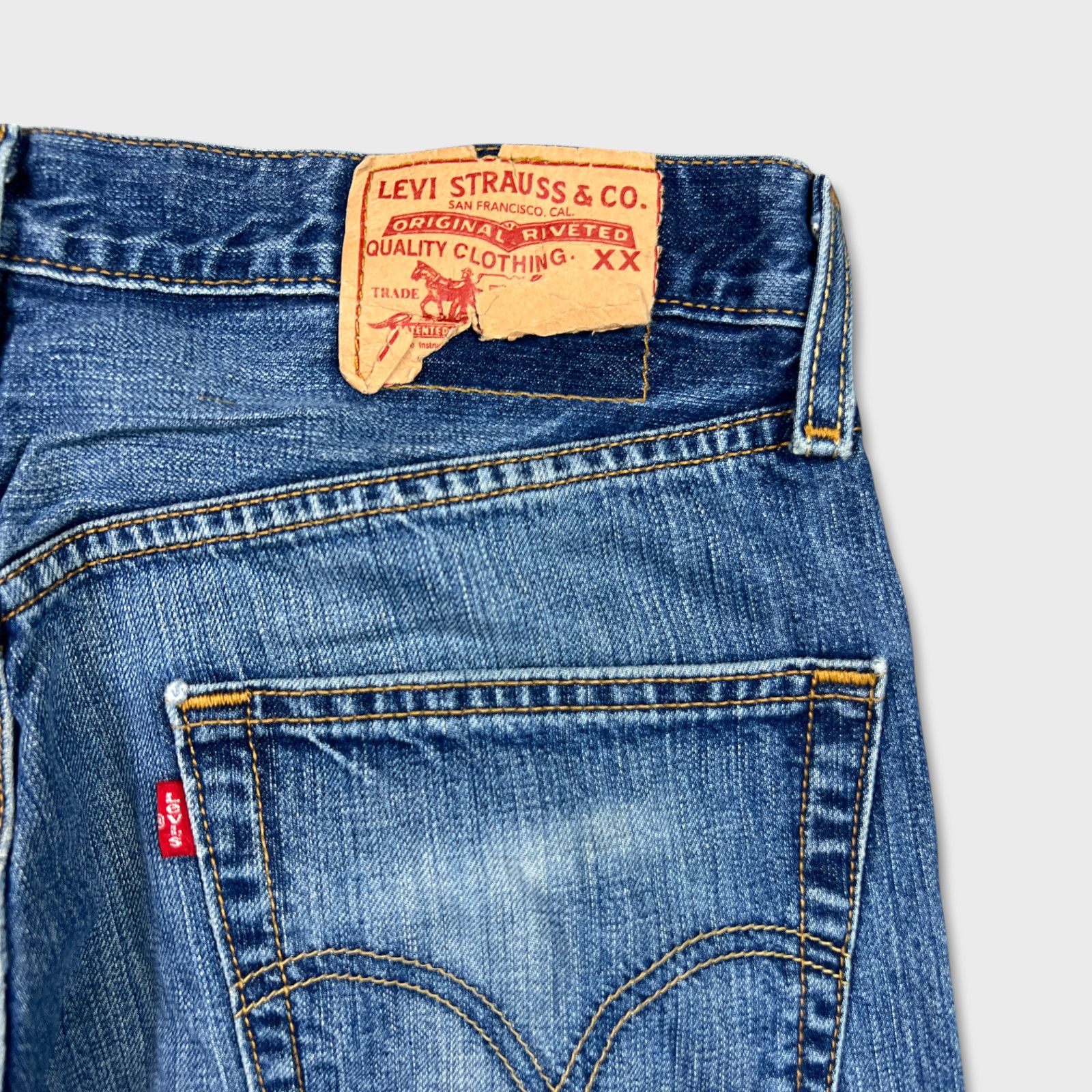 Levi's × Vintage Vintage Levi's 501 Jeans 32x31 Original Straight 90s Denim Size US 32 / EU 48 - 8 Thumbnail