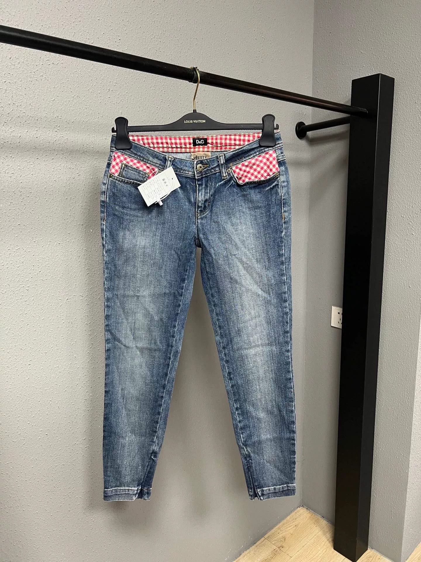 Dolce & Gabbana Dolce & Gabbana Denim Plaid Red Denim Jeans 30 Men Size US 30 / EU 46 - 1 Thumbnail