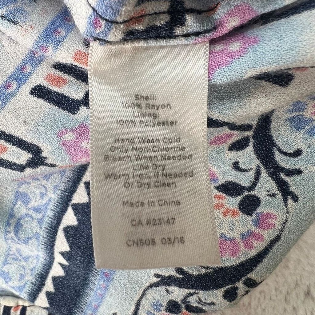 Talbots Talbots Women Dress 14W Paisley Floral Maxi Dress Beach Boho Size XL / US 12-14 / IT 48-50 - 7 Thumbnail