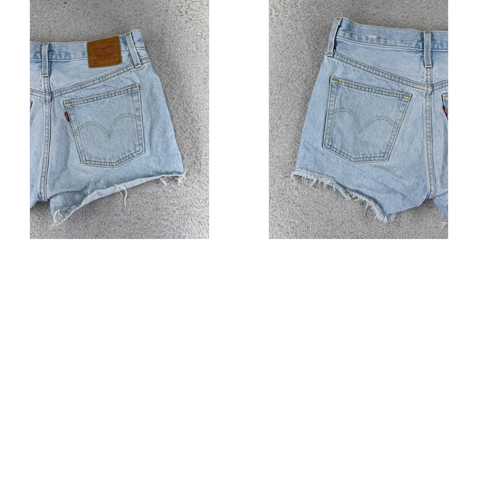 Levi's Levi's Shorts Womens 28 Blue Denim Jean Cutoff Premium Big E 501 Button Fly 28x3 Size 28" / US 6 / IT 42 - 10 Thumbnail