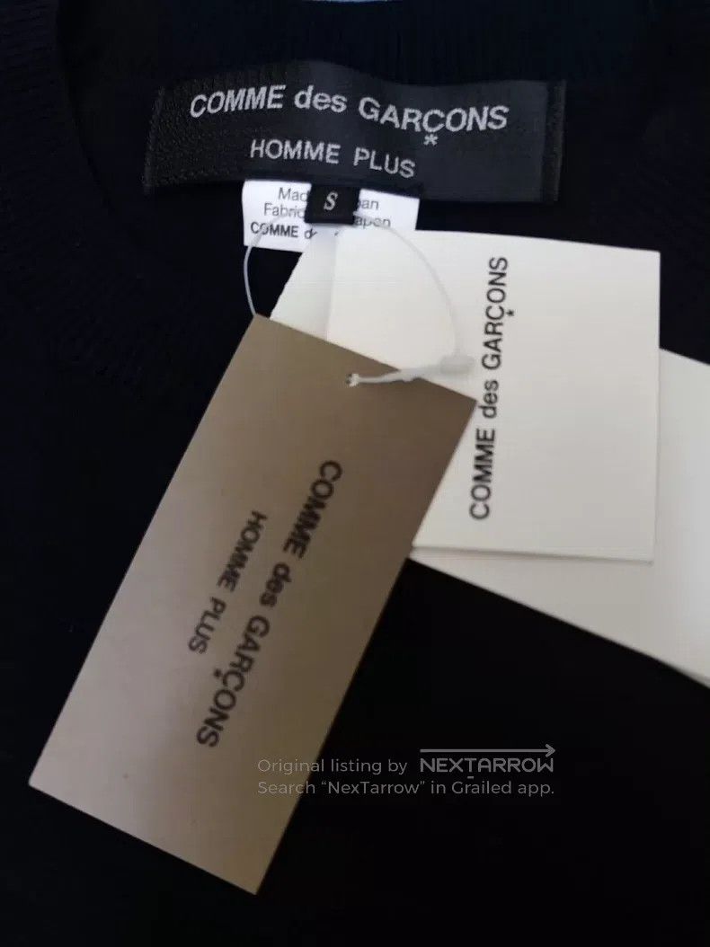 Comme des Garcons Comme Des Garcons Black Long Knit Cardigan Size US S / EU 44-46 / 1 - 5 Thumbnail