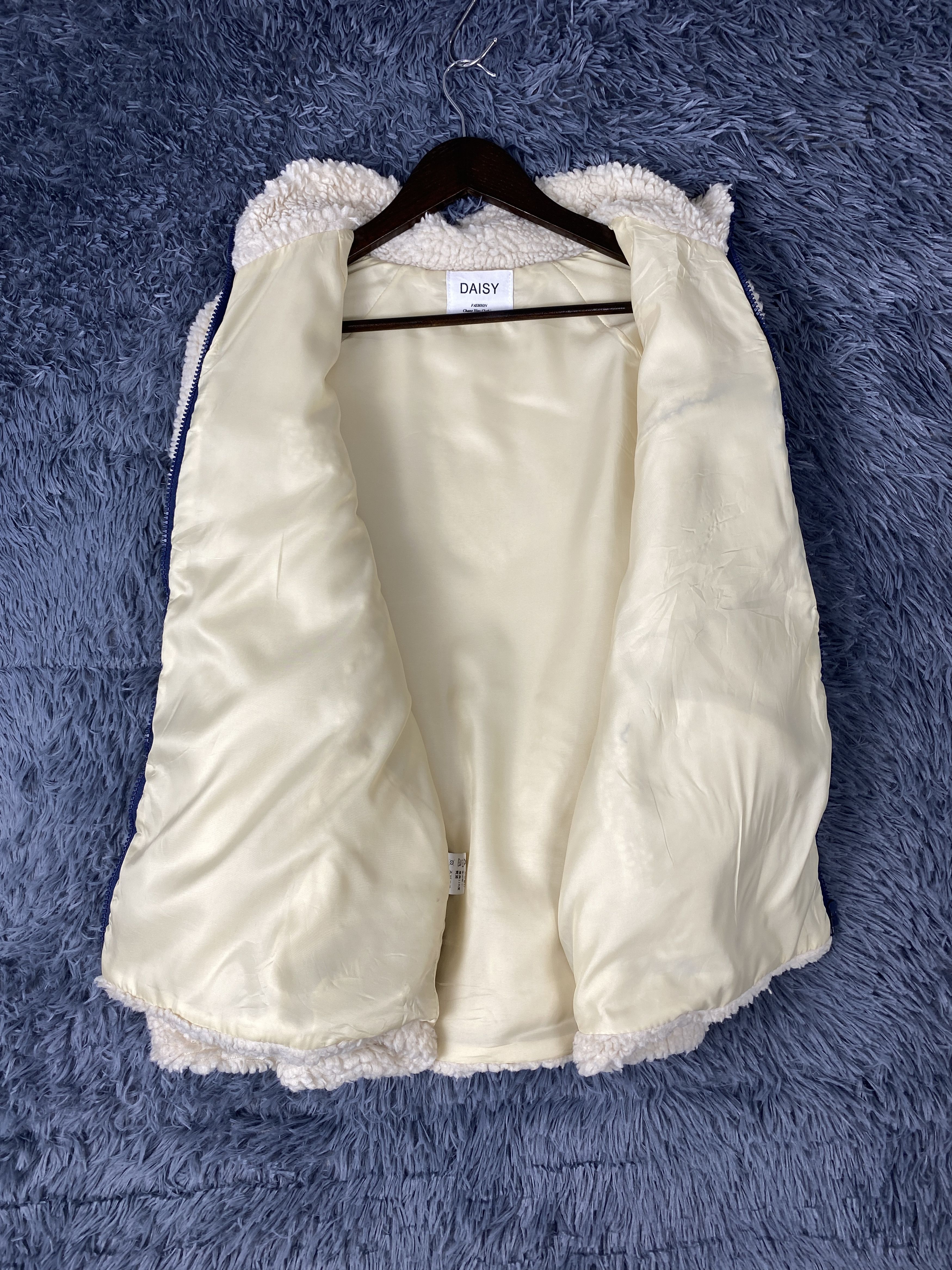 Japanese Brand Vintage Daisy Fleece Jacket K0077 Size US L / EU 52-54 / 3 - 8 Thumbnail