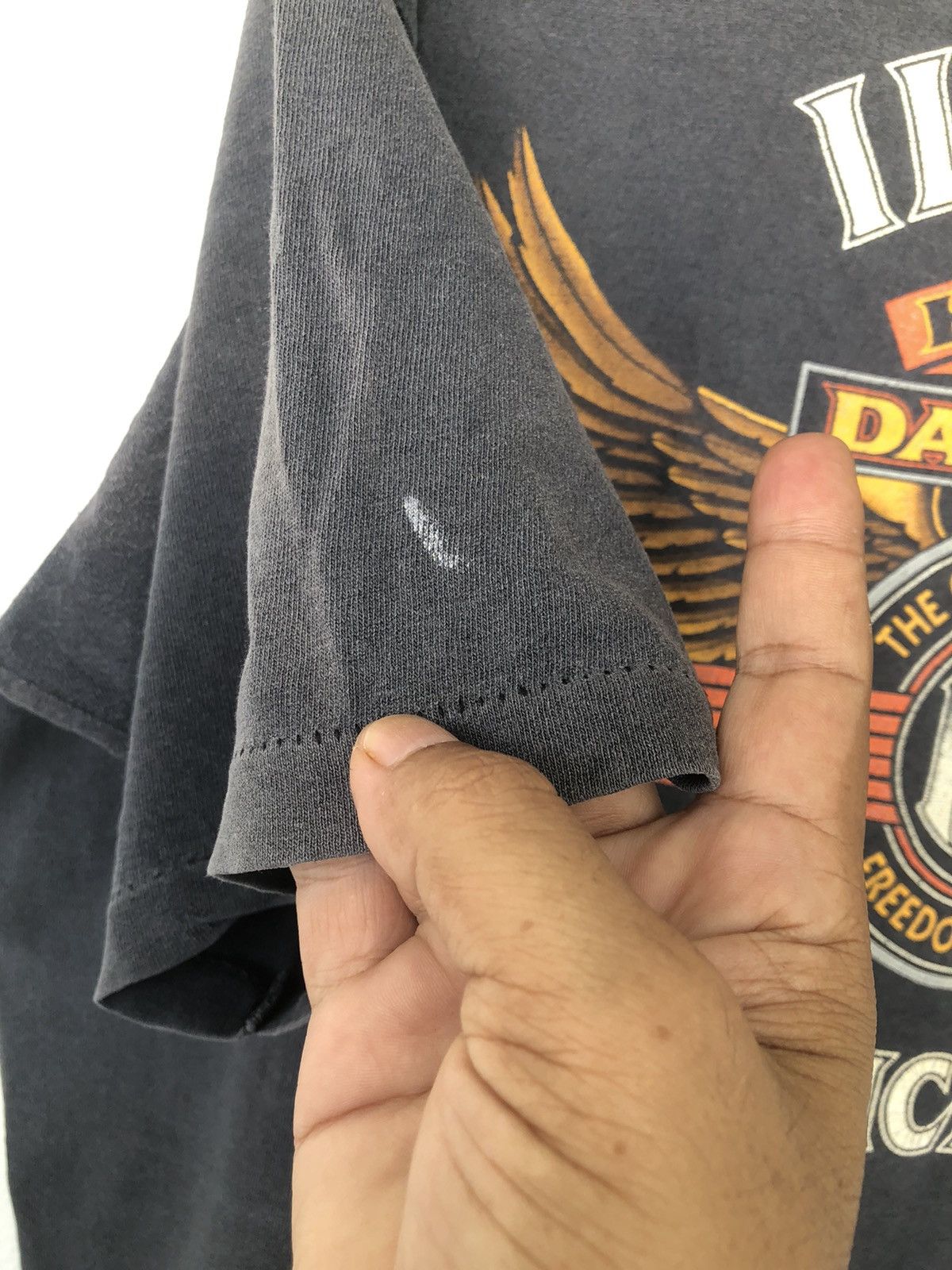 Harley Davidson Vintage 90s Harley Davidson Sun FADED Tee Size US XL / EU 56 / 4 - 14 Thumbnail