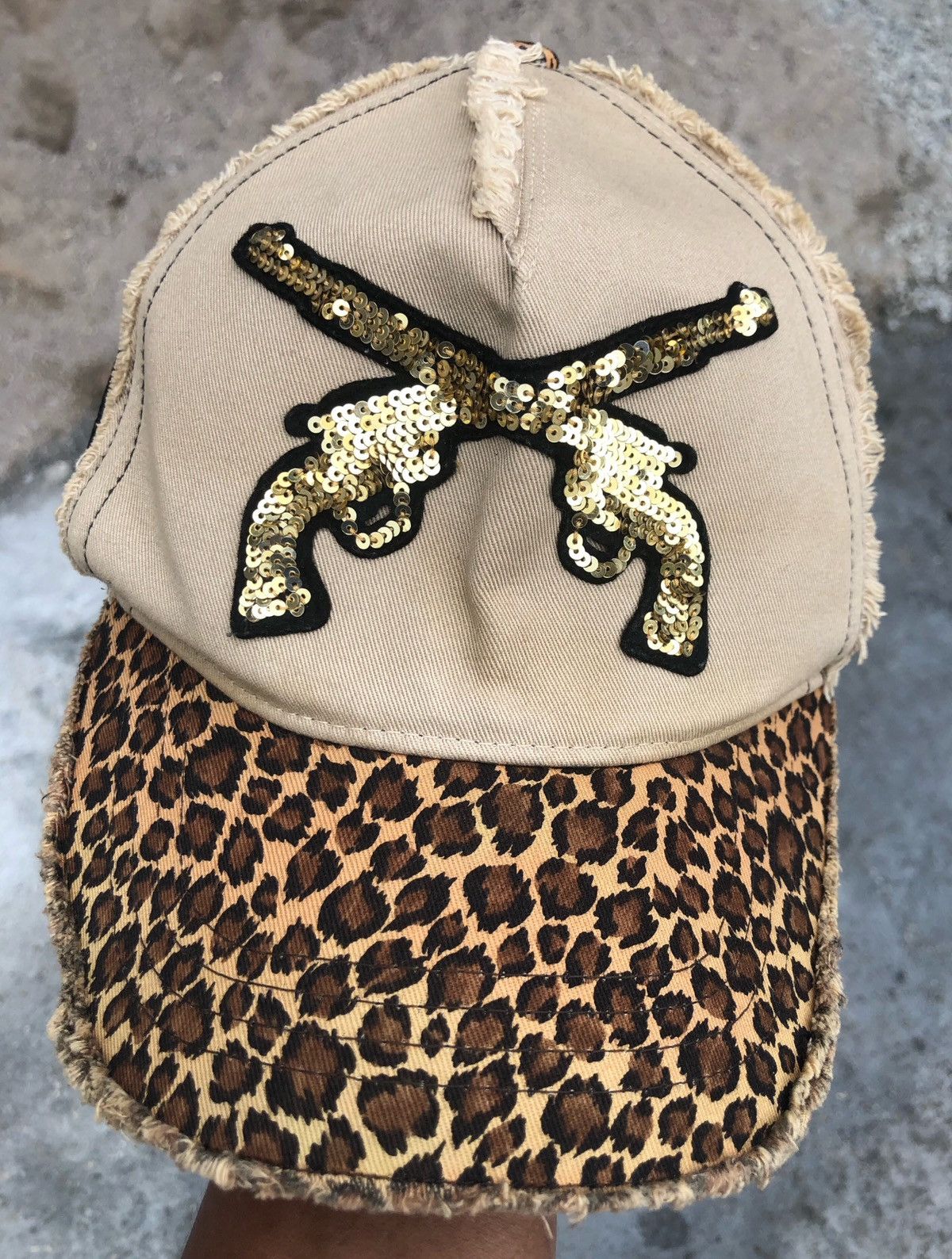 Mastermind Japan 🔥Mega Rare 🔥Roar Gun x Swarovski Leopard Adjustable Cap🔥 Size ONE SIZE - 1 Thumbnail