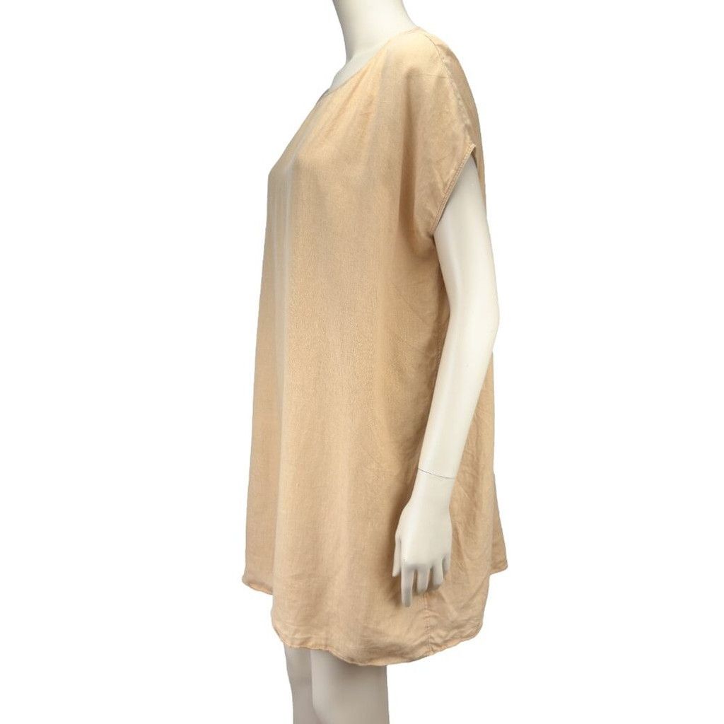 Other WILFRED LE FOU Tan Shift Mini Contemporary Tunic Dress sz XS Size XS / US 0-2 / IT 36-38 - 5 Thumbnail