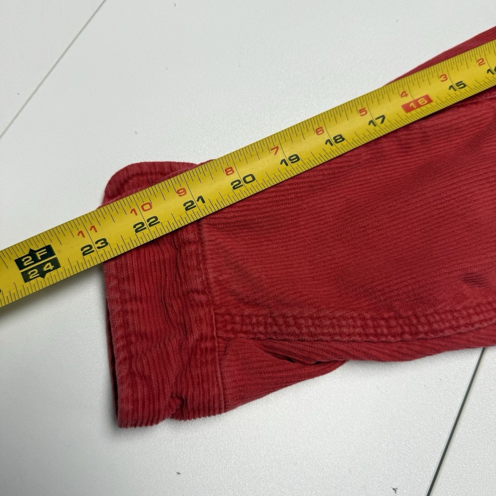 Structure × Vintage Vintage Structure Corduroy Anorak Jacket Adult Large Red Col Size US L / EU 52-54 / 3 - 18 Thumbnail