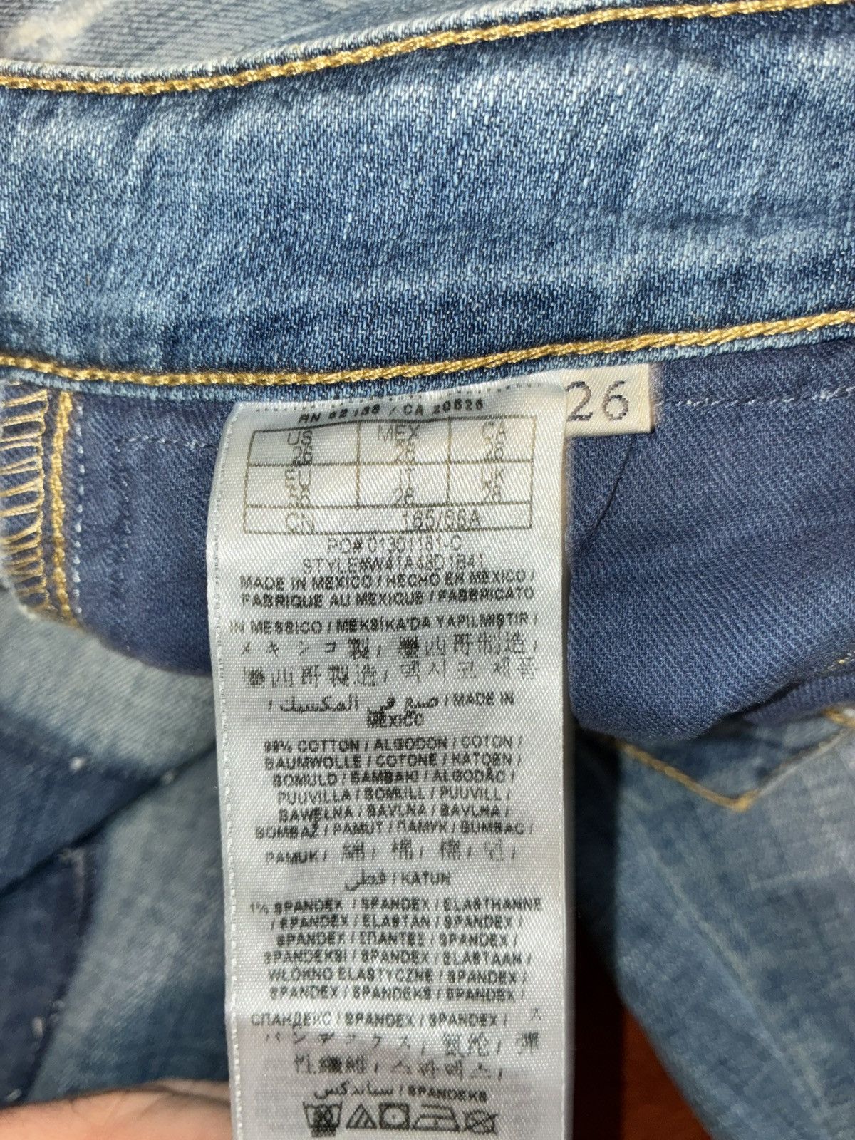 Guess Guess Jean Skinny Mid Women’s Size 26 Distressed Y2K Grunge Size 26" / US 2 / IT 38 - 7 Thumbnail