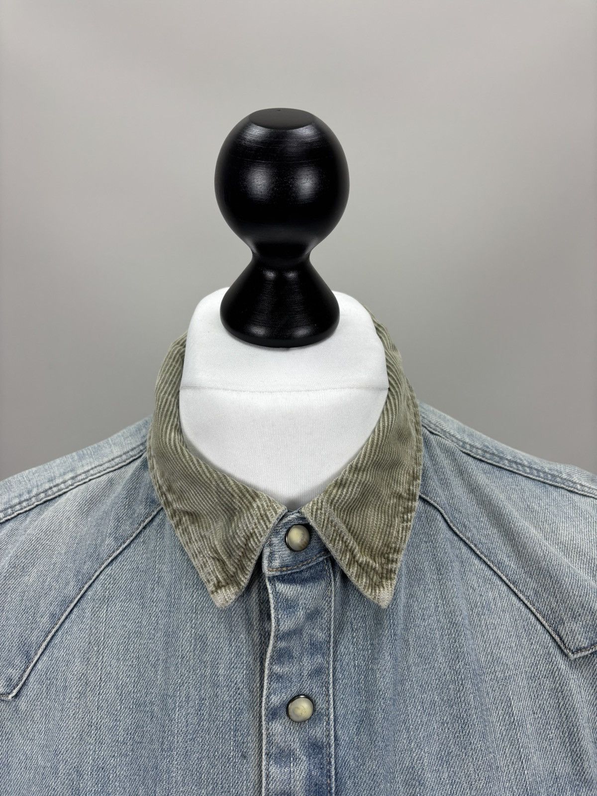 Allsaints Mens denim jacket shirt All Saints Size S Color Blue Size US S / EU 44-46 / 1 - 4 Thumbnail