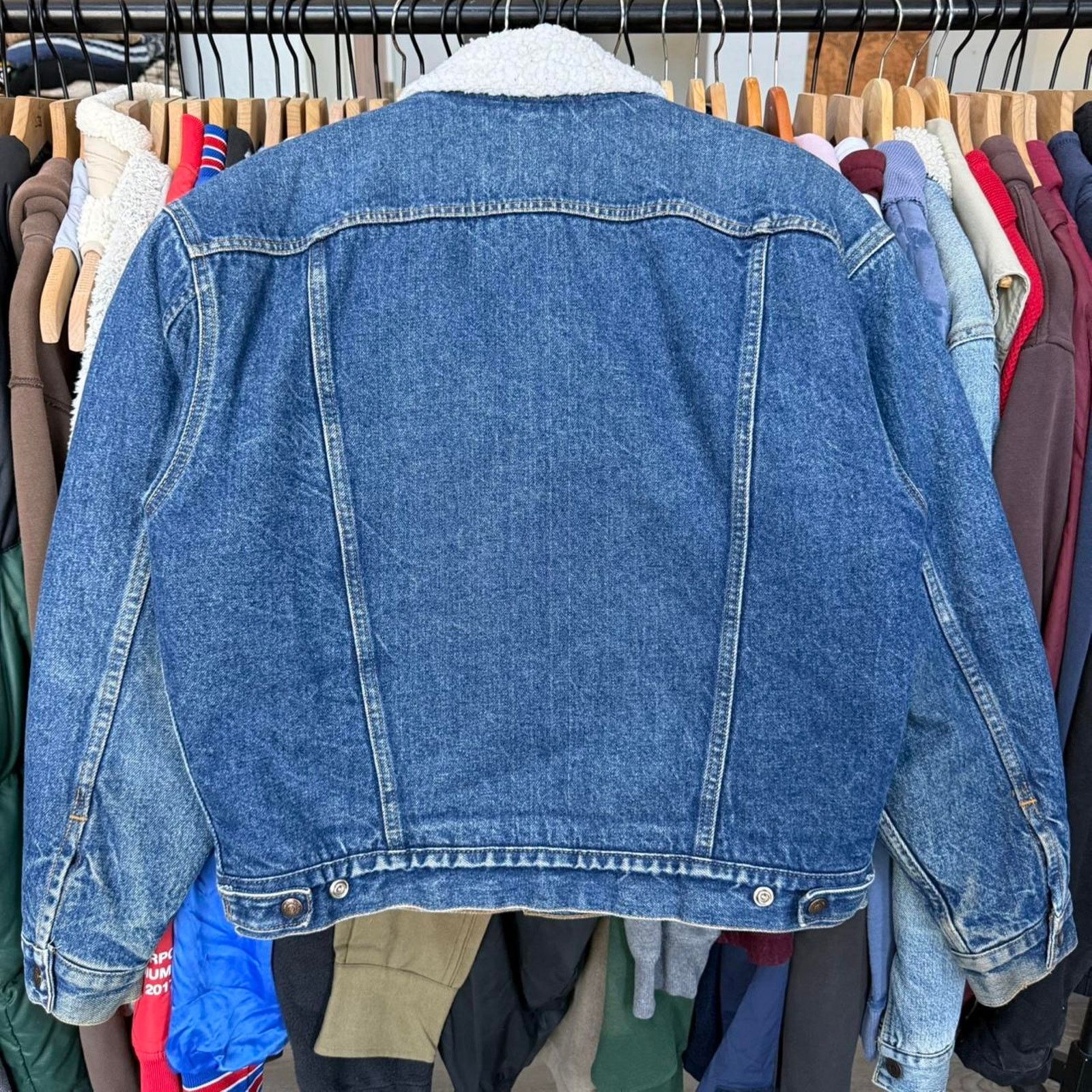 Levi's Vintage 1993 Levi's Authentic Fleece Lined Denim Jacket Size US M / EU 48-50 / 2 - 8 Thumbnail