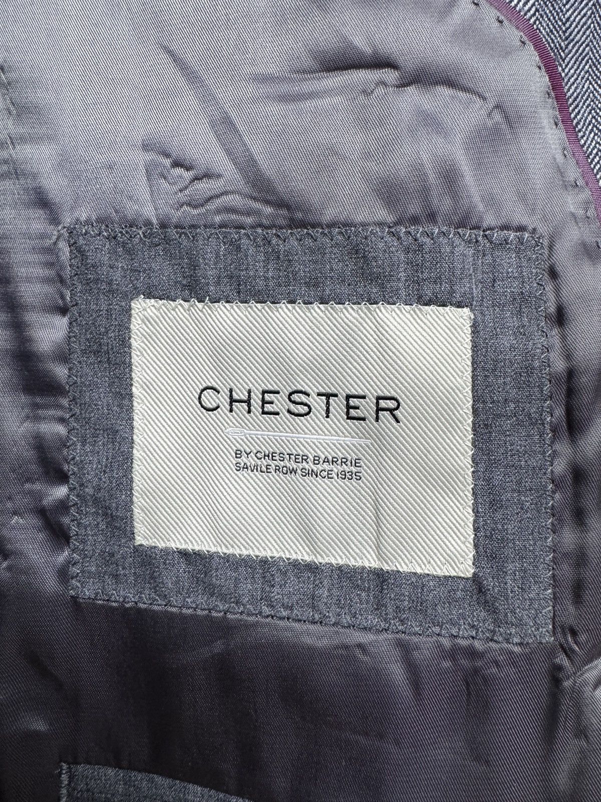 Chester Barrie Chester by Chester Barrie Saville Row herringbone blazer Size 40L - 12 Thumbnail