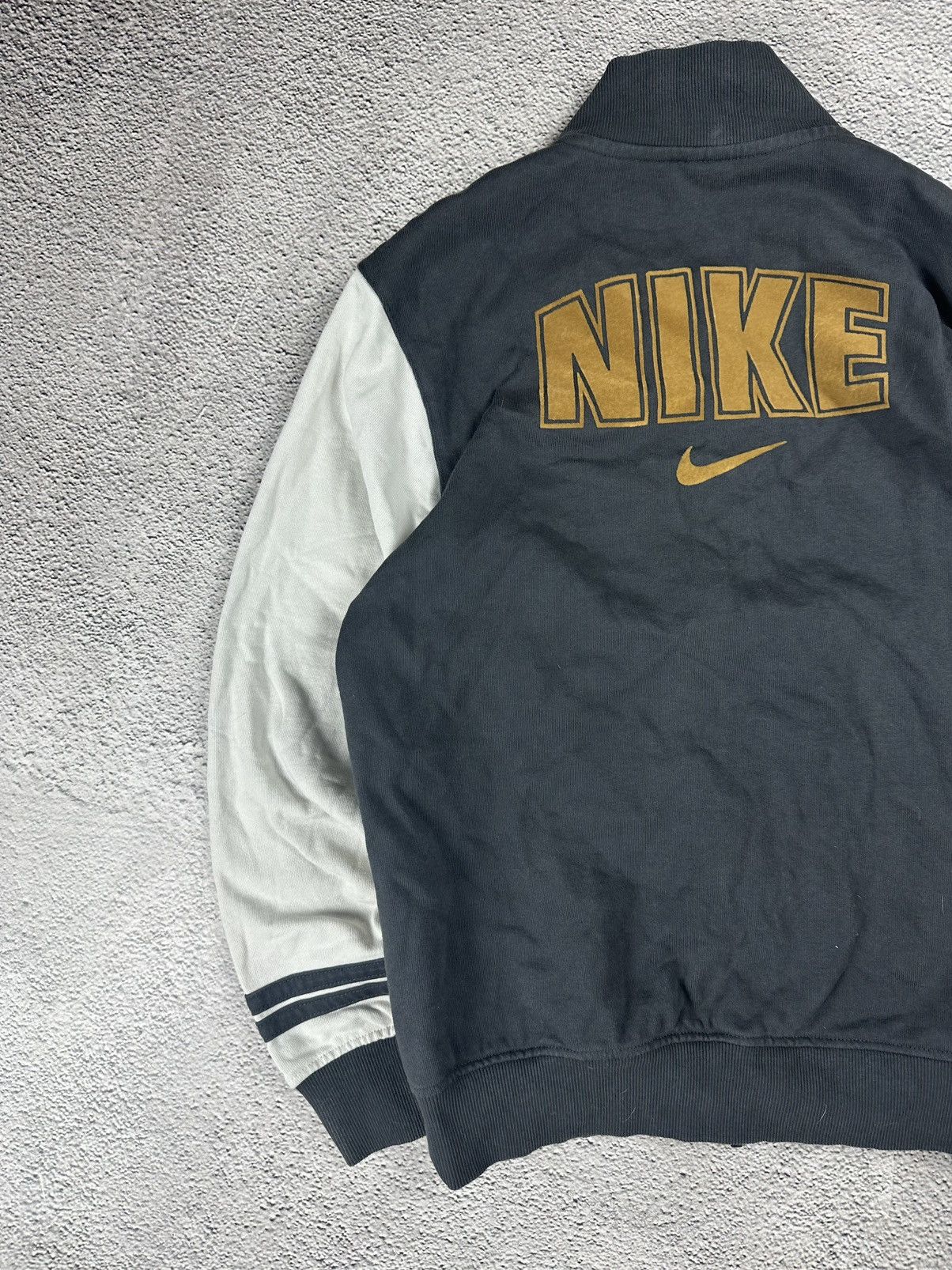 Nike Vintage Nike Bomber Olympic Zip Hoodie Y2K Faded Style Size US S / EU 44-46 / 1 - 6 Thumbnail