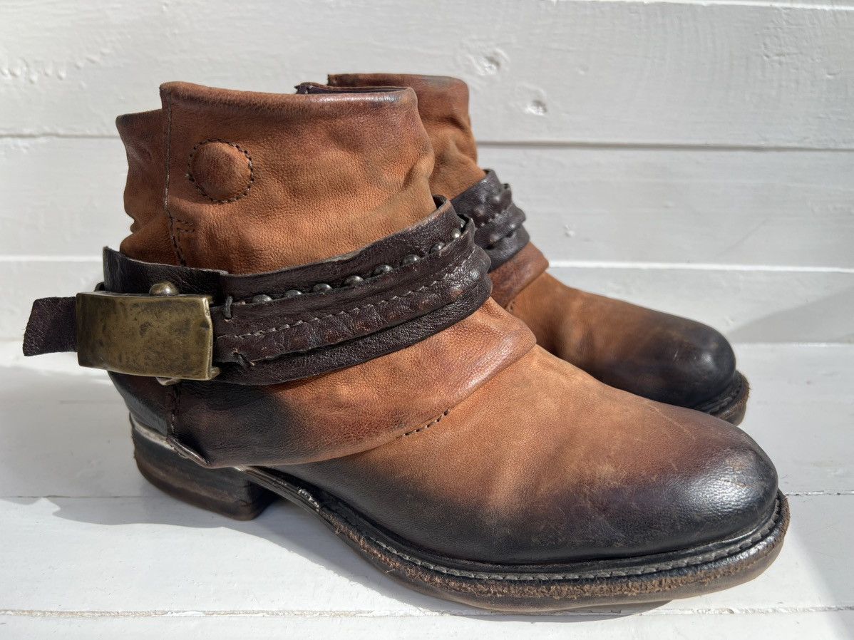 A.S.98 AS98 Airstep Leather Biker Zipper Boots Women Size 36 Size US 6 / IT 36 - 6 Thumbnail