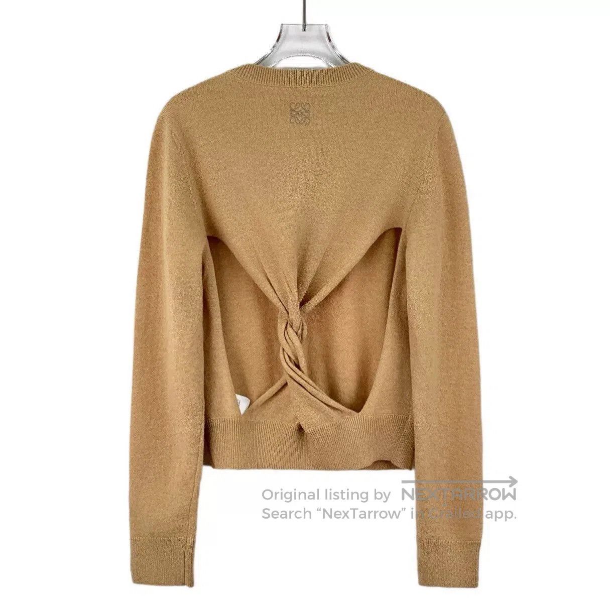 Loewe Loewe Brown Logo Embroidered Wool Sweater. Size US S / EU 44-46 / 1 - 2 Thumbnail