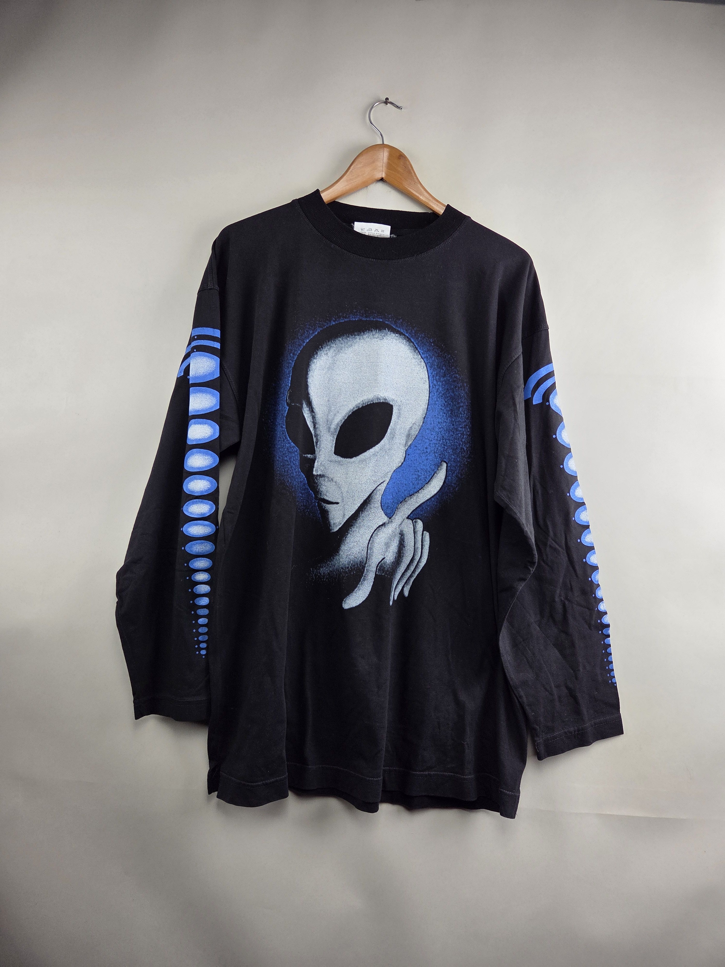 Alien Workshop × Vintage 90s Alien UFO The government is lying Long-sleeved XL Size US XL / EU 56 / 4 - 7 Thumbnail