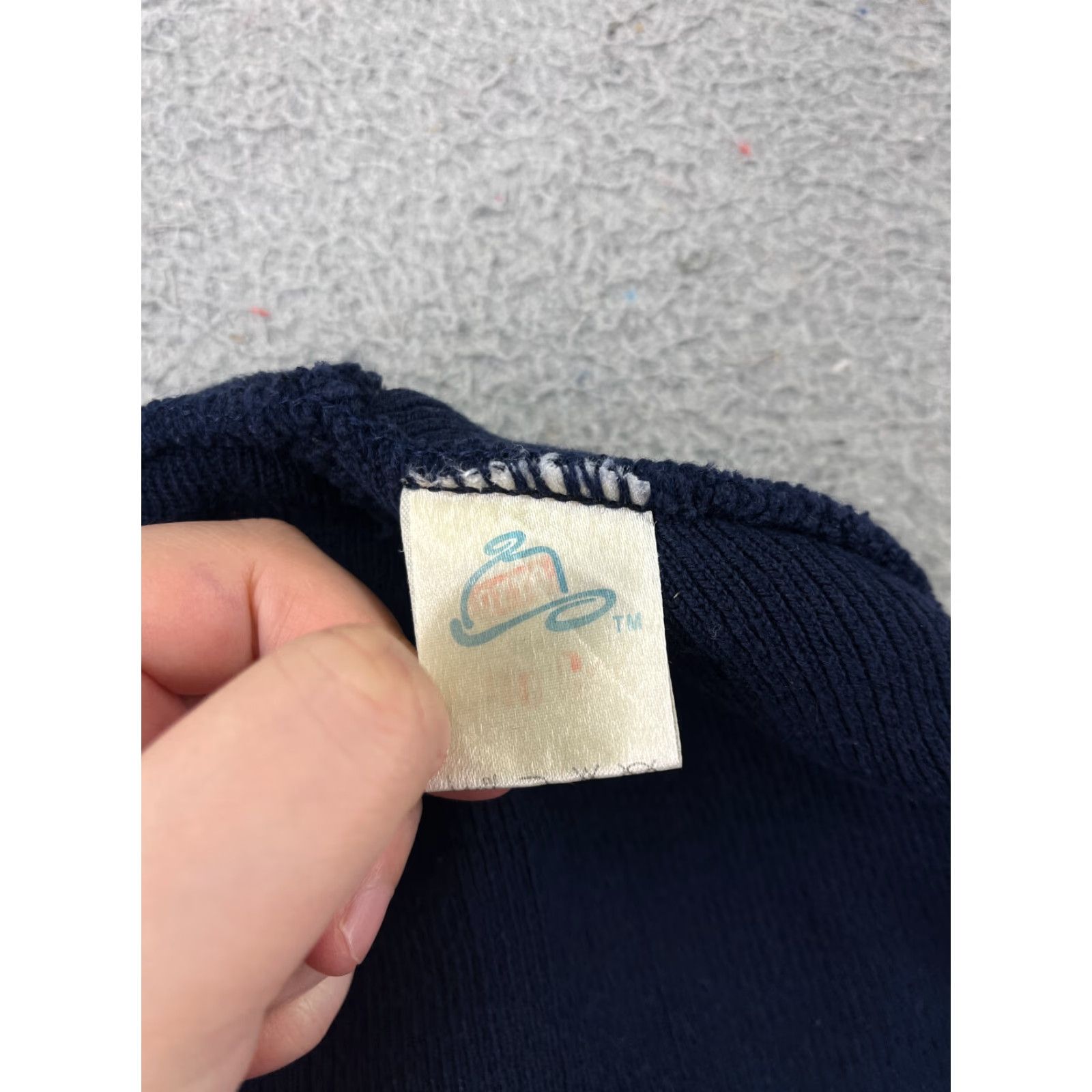 Vintage Otto Beanie Adult One Size Blue Knit Cotton Acrylic Logo Beanie Mens Size ONE SIZE - 6 Thumbnail
