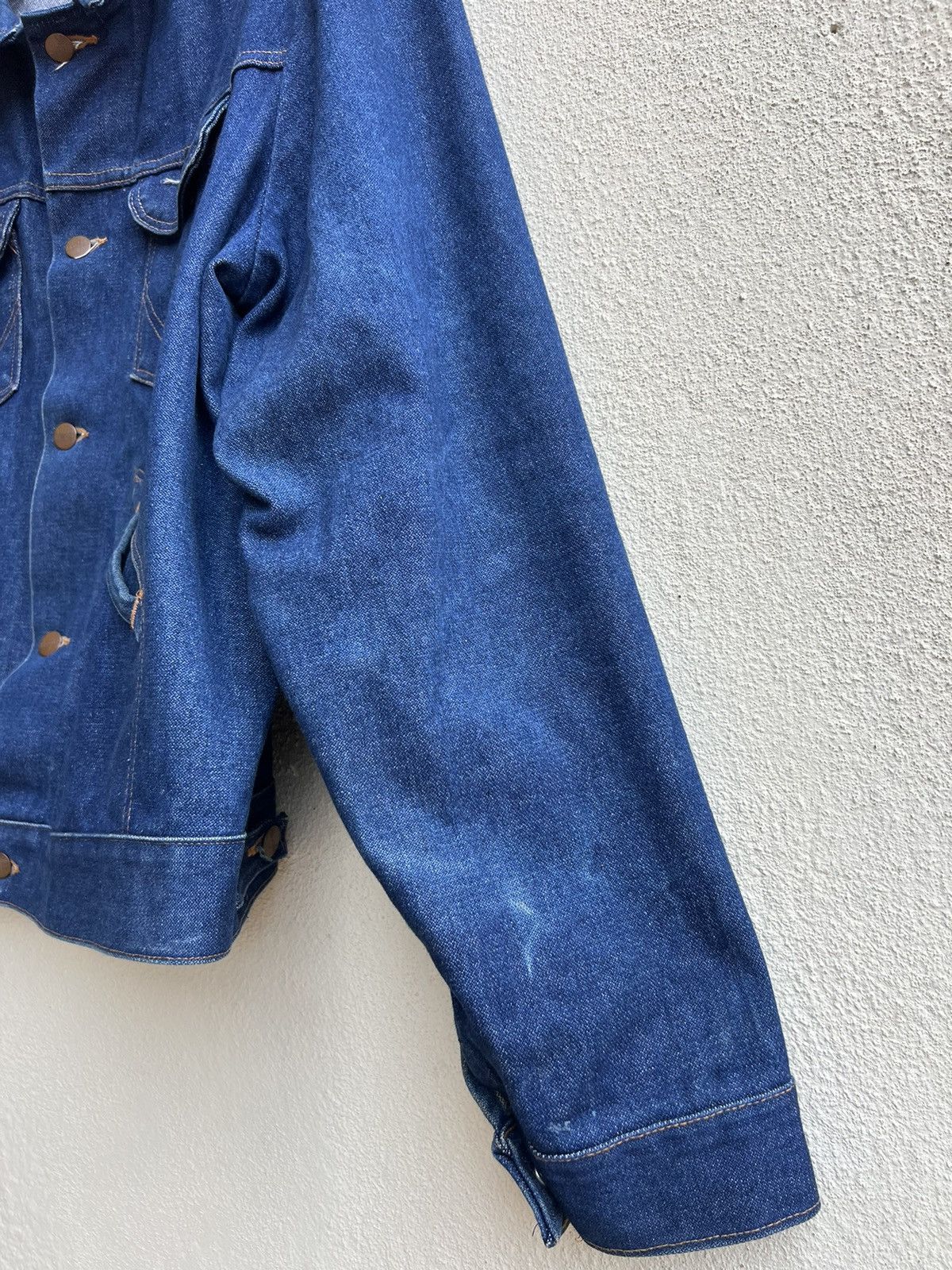 Vintage Vintage 70s 80s Wrangler Blue Denim Jacket Size US XXL / EU 58 / 5 - 10 Thumbnail