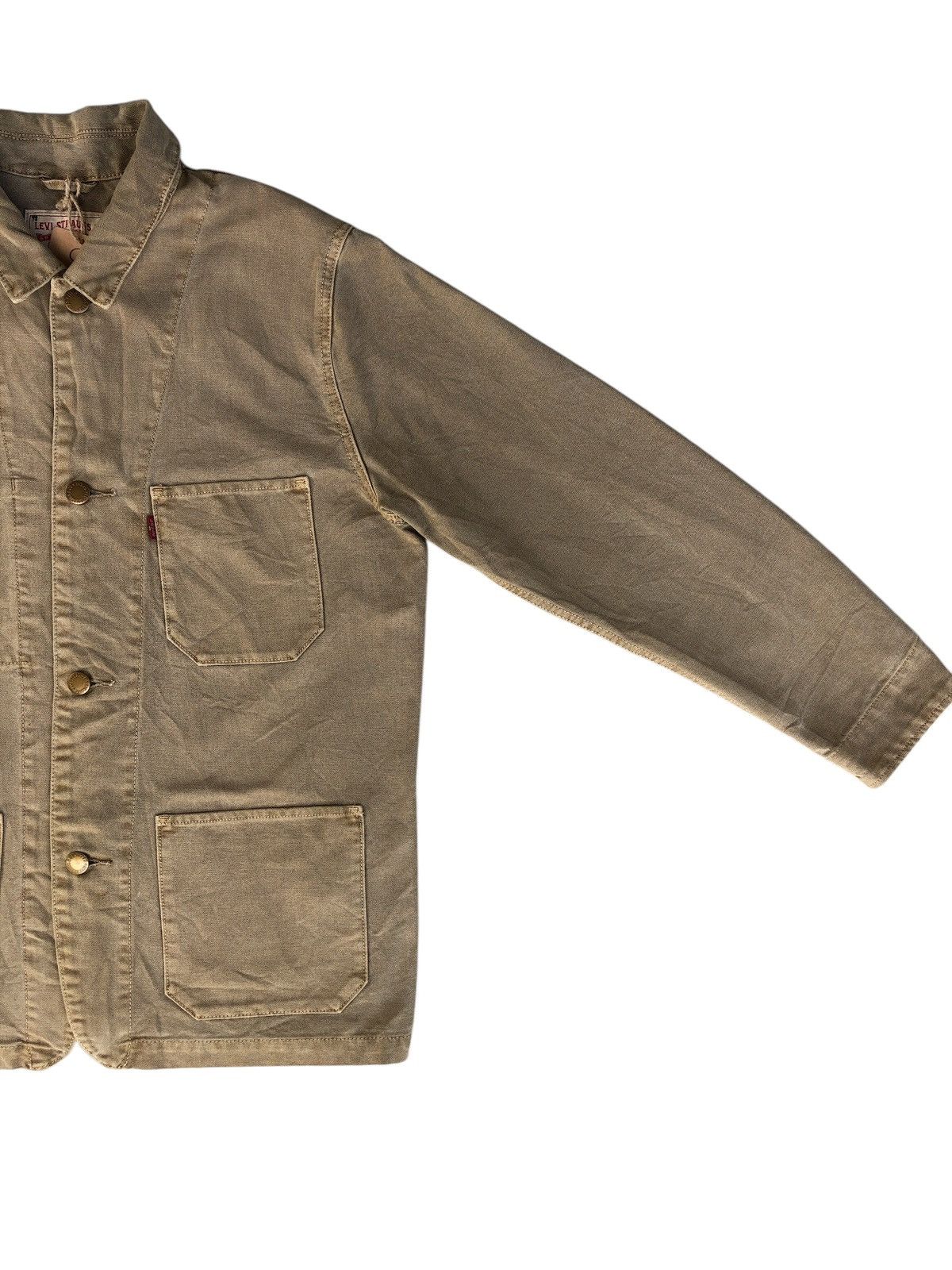 Levi's Vintage Clothing Levi’s Chore Jacket Distressed Denim Size US L / EU 52-54 / 3 - 5 Thumbnail