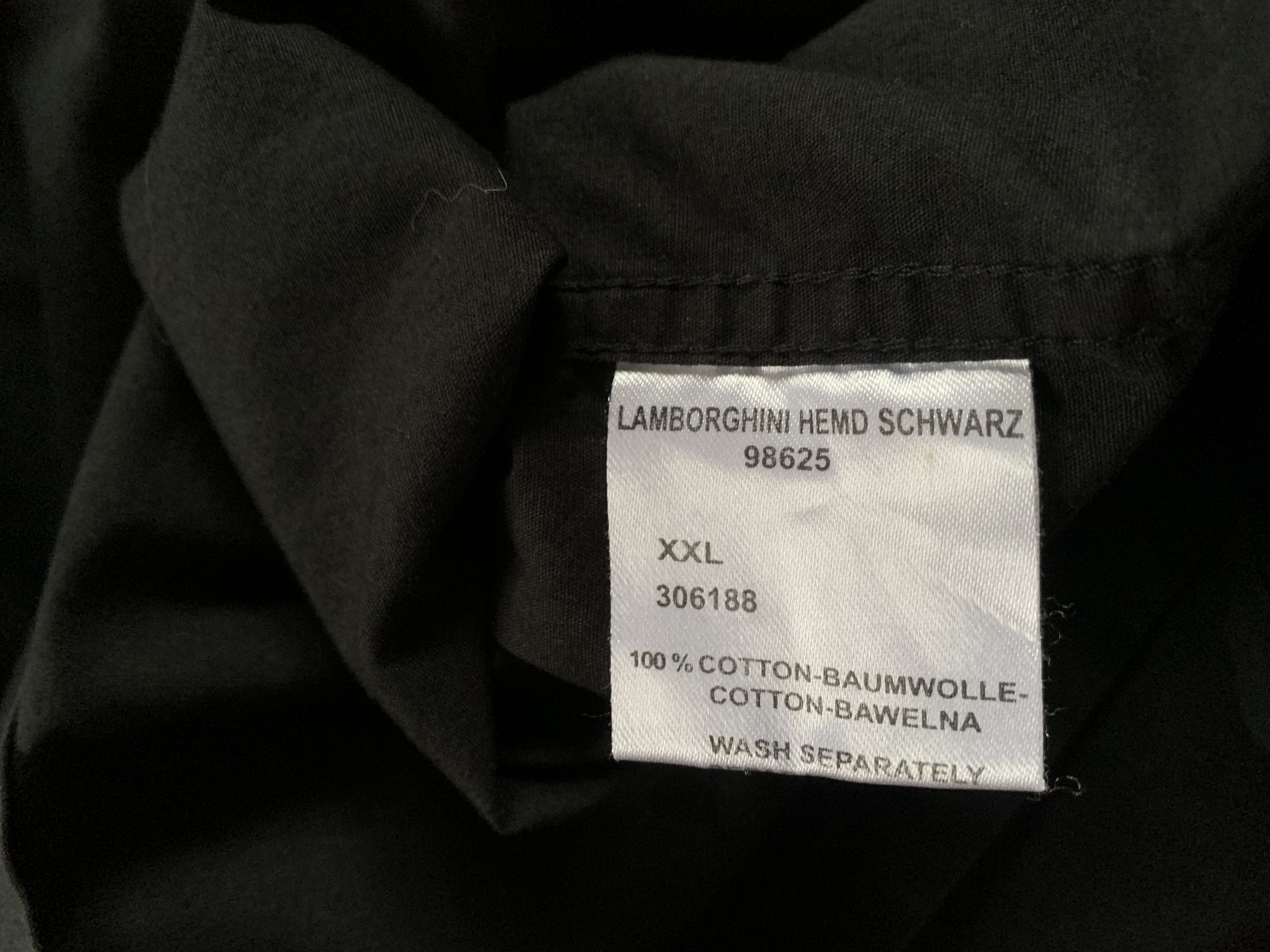 Lamborghini Tonino Lamborghini Black Shirt Size US XXL / EU 58 / 5 - 9 Thumbnail
