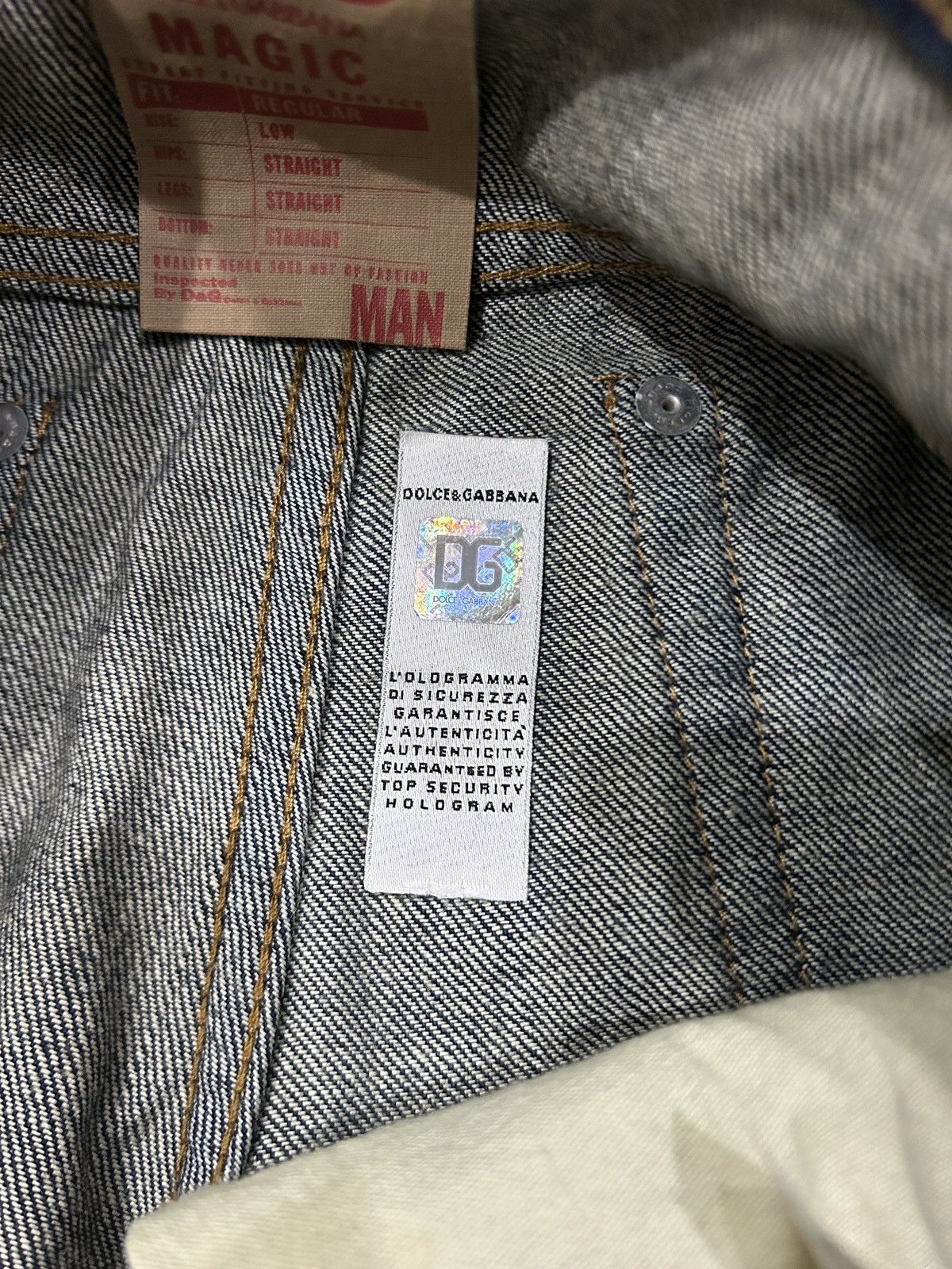 Dolce & Gabbana Vintage Dolce & Gabbana Regular Fit Jeans Size US 29 - 8 Thumbnail