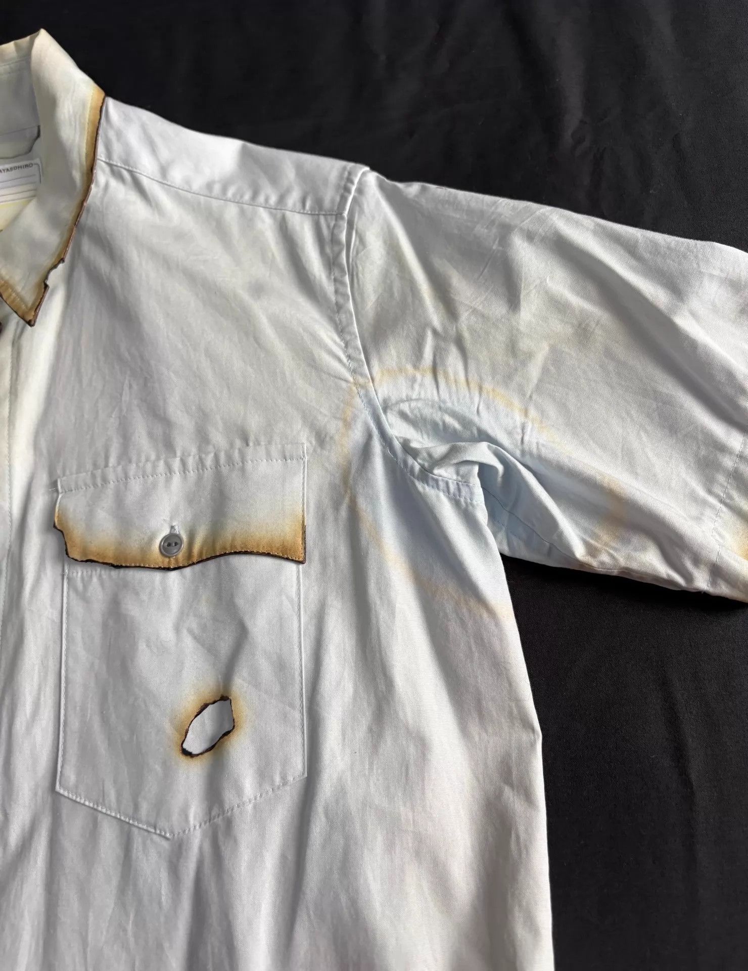 Maison MIHARA YASUHIRO MIHARA YASUHIRO Smoke Burn Vintage Shirt M Size US M / EU 48-50 / 2 - 4 Thumbnail