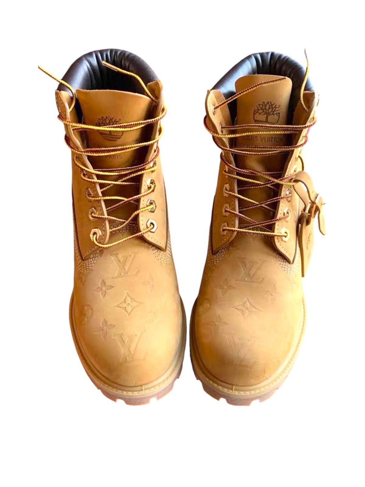 Louis Vuitton × Timberland Louis Vuitton X Timberland 9 Ankle Boots “6 Wheat Monogram Size US 9 / EU 42 - 3 Thumbnail