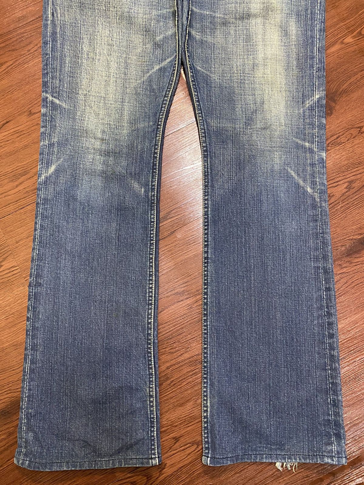 Japanese Brand D158 Roar Japan Hanamaka CROSSGUN Little Bootcut Jeans Size US 34 / EU 50 - 5 Thumbnail