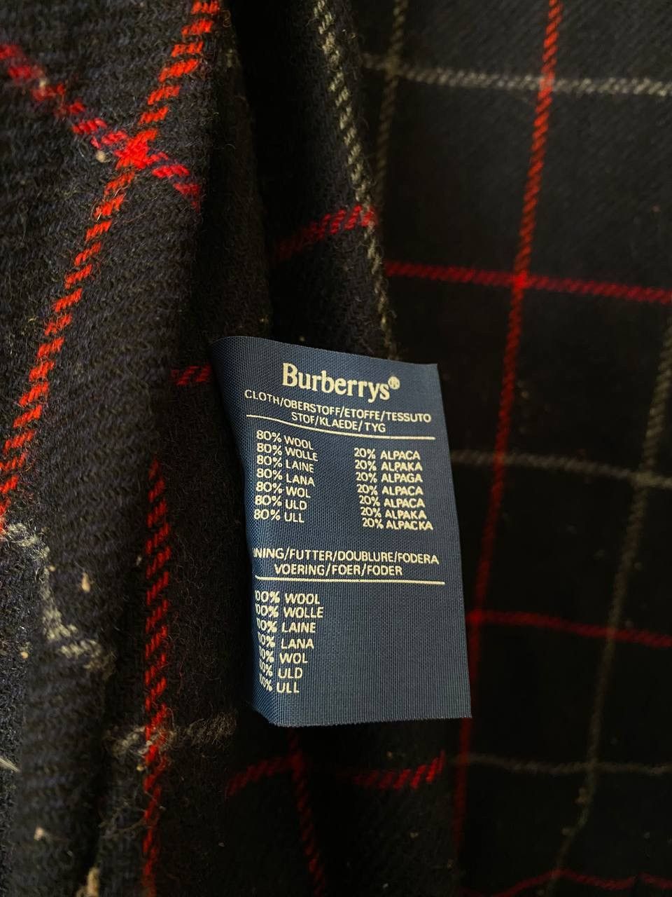 Burberry Vintage Burberrys wool coat Size US XL / EU 56 / 4 - 17 Thumbnail