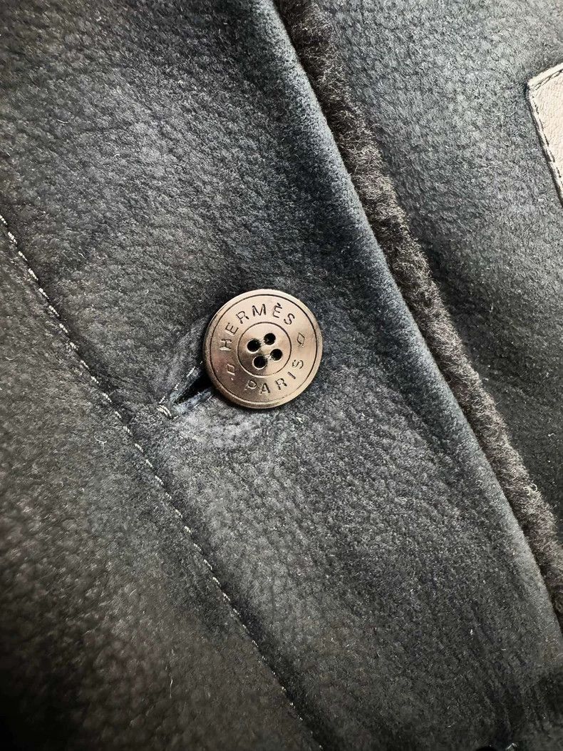 Hermes Hermes Shearling Leather Coat Size 36-2506 Size S / US 4 / IT 40 - 3 Thumbnail