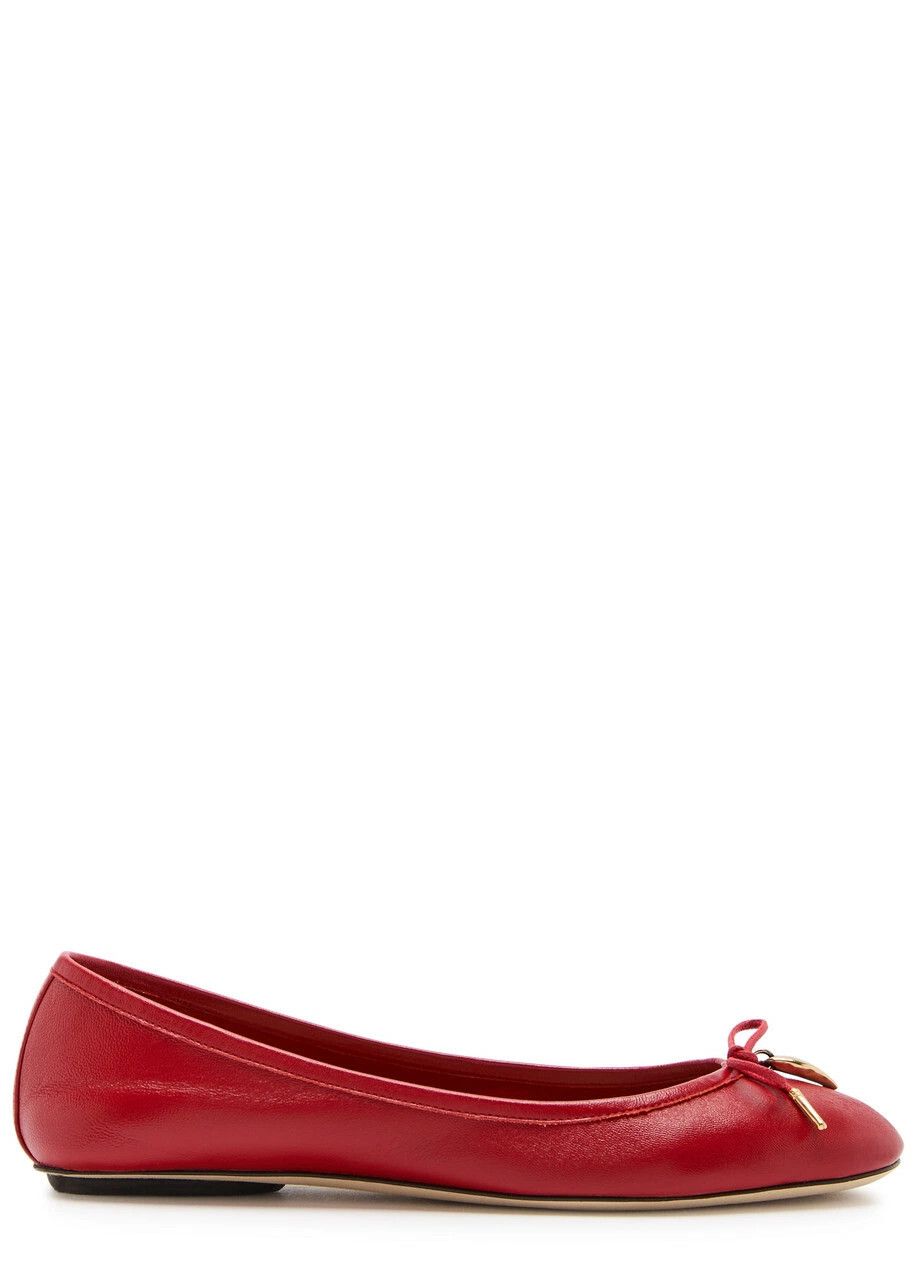 Chloe o1loc1c10226 Banana Ballerinas in Red Flame Size US 8 / IT 38 - 1 Thumbnail