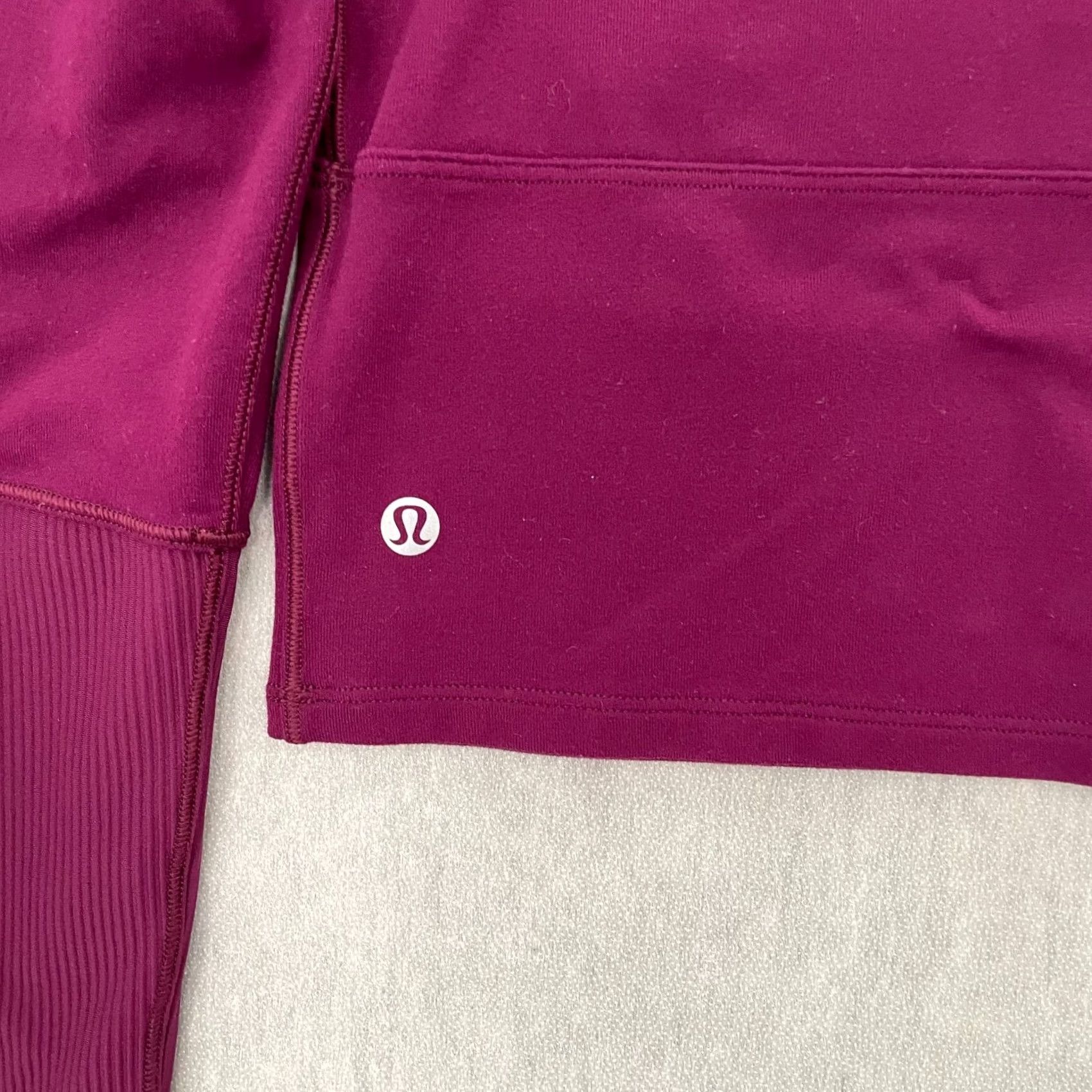 Lululemon Lululemon Purple It's Rulu Run Cropped 1/2 Zip Long Sleeve Sweater Womens 4 - Athletic Cropped Mock Neck Casual Activewear Running & Jogging Womens Size S / US 4 / IT 40 - 2 Thumbnail