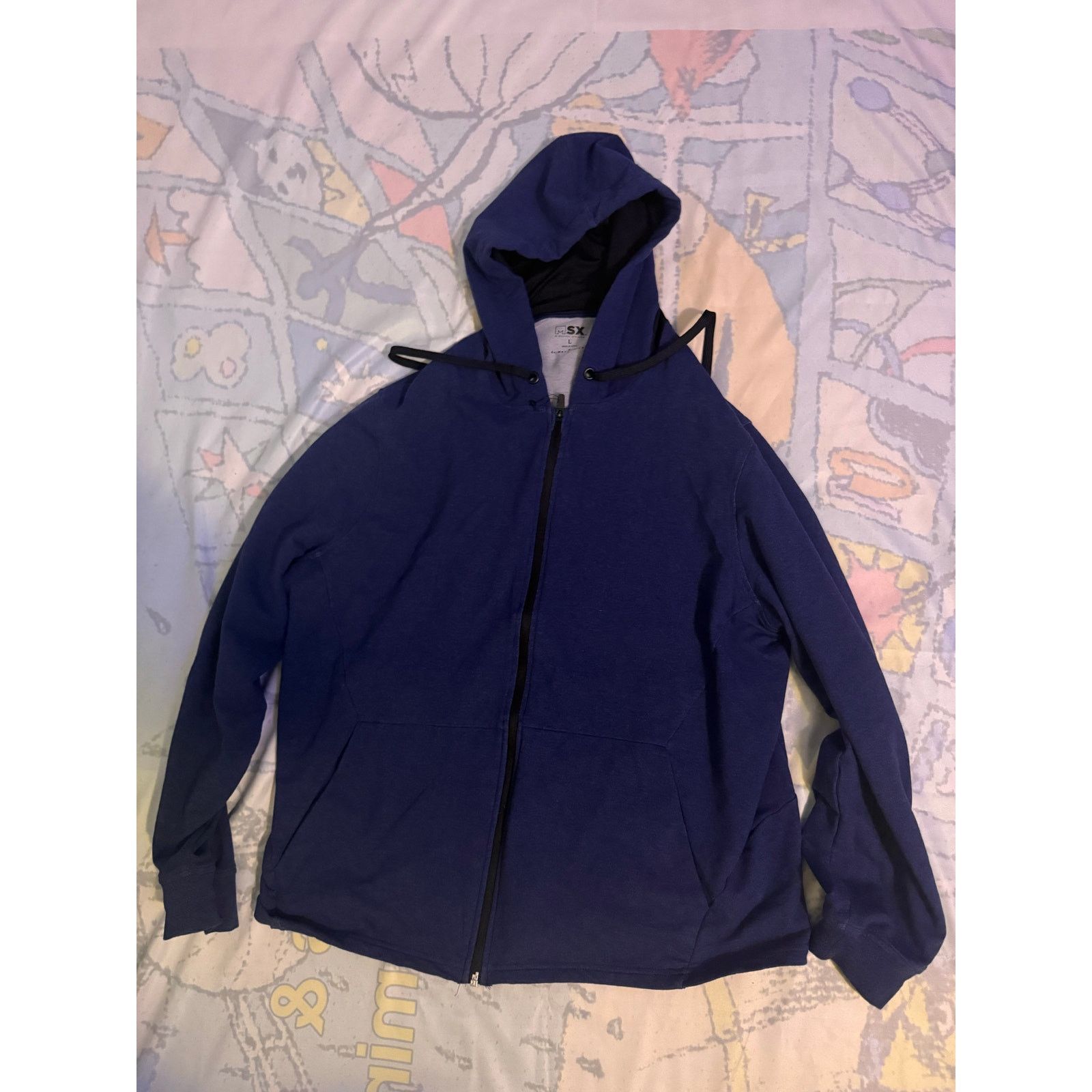 Other SX Blue Zip-Up Jacket - Stylish and Comfortable Size L / US 10 / IT 46 - 1 Thumbnail