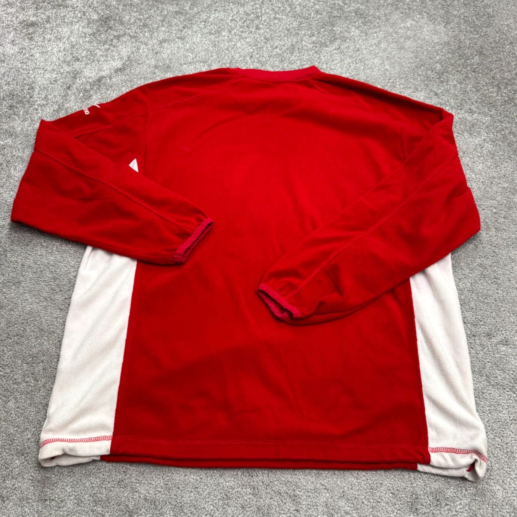 Mizuno Mizuno Vintage Y2K Pullover Sweatshirt Mens Large Red White Fleece Crew Outdoor Shirt Size US L / EU 52-54 / 3 - 5 Thumbnail