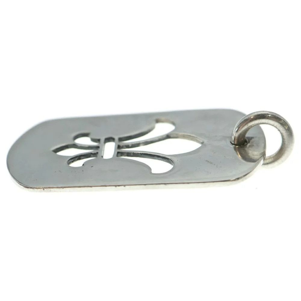 Chrome Hearts 🔥 CHROME HEARTS LARGE FLEUR CUT OUT DOG TAG Size ONE SIZE - 7 Thumbnail