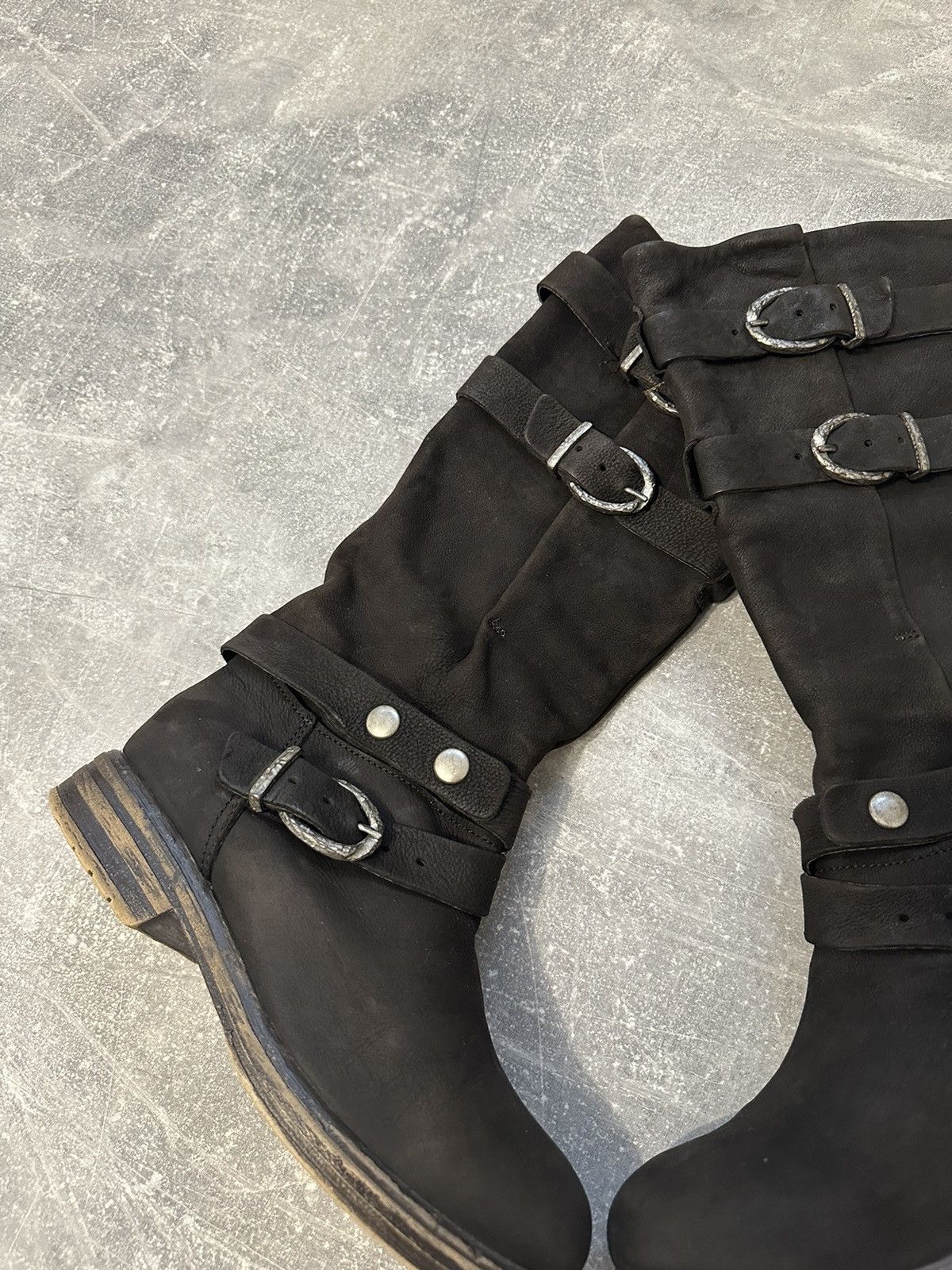 Vintage Vintage high boxer boots moto biker shoes core Size US 8 / IT 38 - 10 Thumbnail