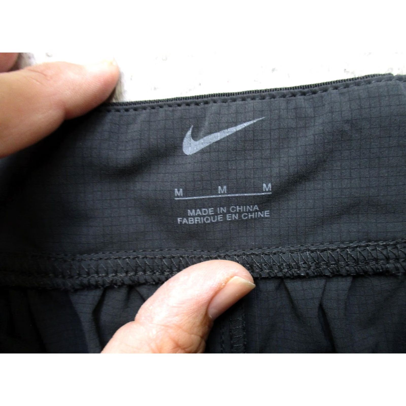 Nike Nike Running Division Shorts Womens M Black Lined Split Hem Running Gym Size 32" / US 10 / IT 46 - 3 Thumbnail