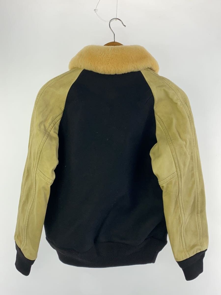 Number (N)ine Number Nine Wool Leather Flight Jacket Size US M / EU 48-50 / 2 - 2 Thumbnail