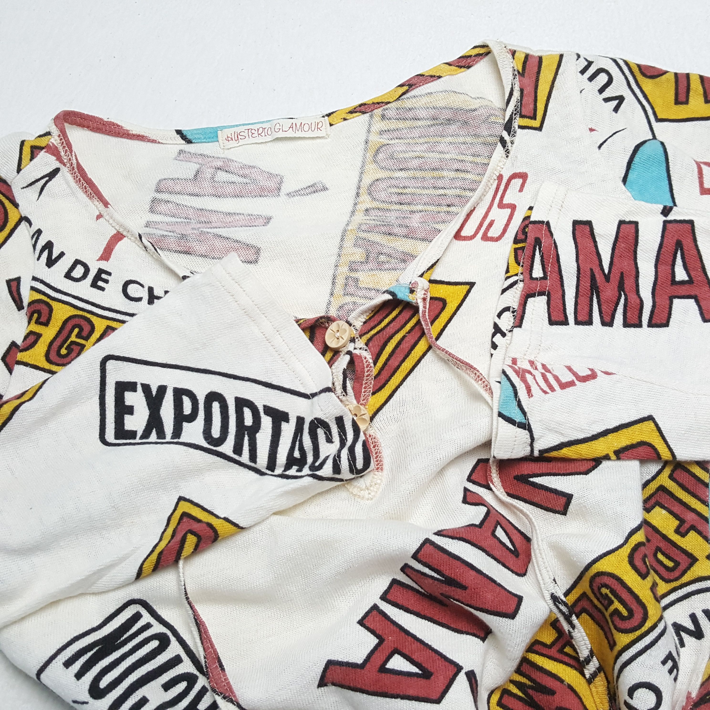 Hysteric Glamour HYSTERIC GLAMOUR Japanese Brand Fashion Style Tshirt Size XS / US 0-2 / IT 36-38 - 8 Thumbnail