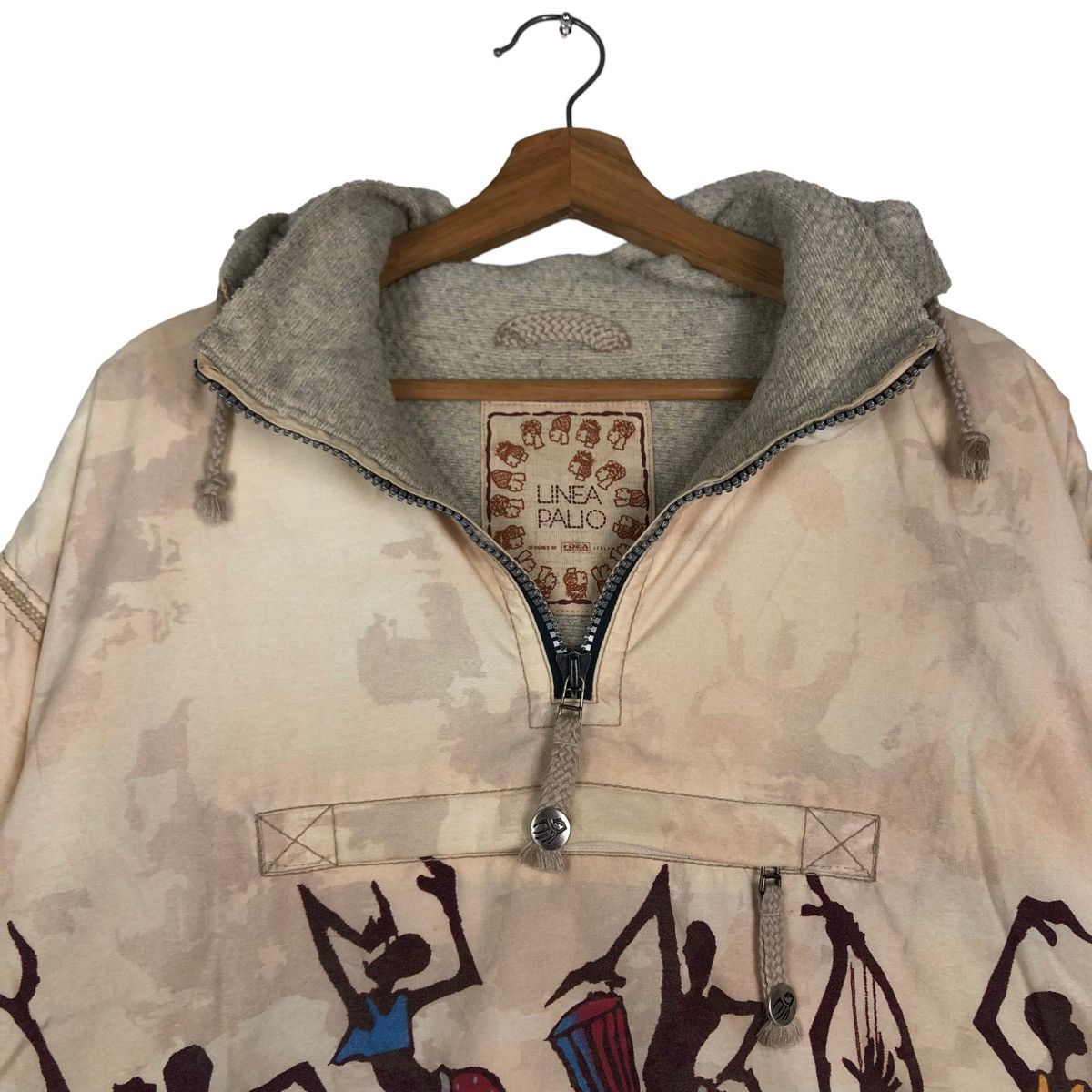 Japanese Brand 🔥VTG ANORAK HUNTING JACKET NAVAJO DESIGN LINEA PALIO ITALY Size US L / EU 52-54 / 3 - 11 Thumbnail