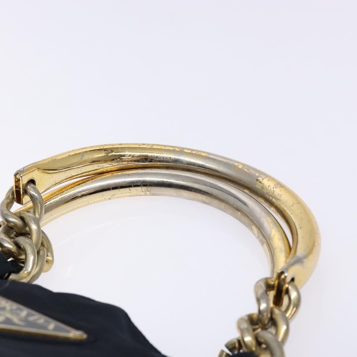 Prada PRADA Hand Bag Nylon Navy Gold Size ONE SIZE - 8 Thumbnail