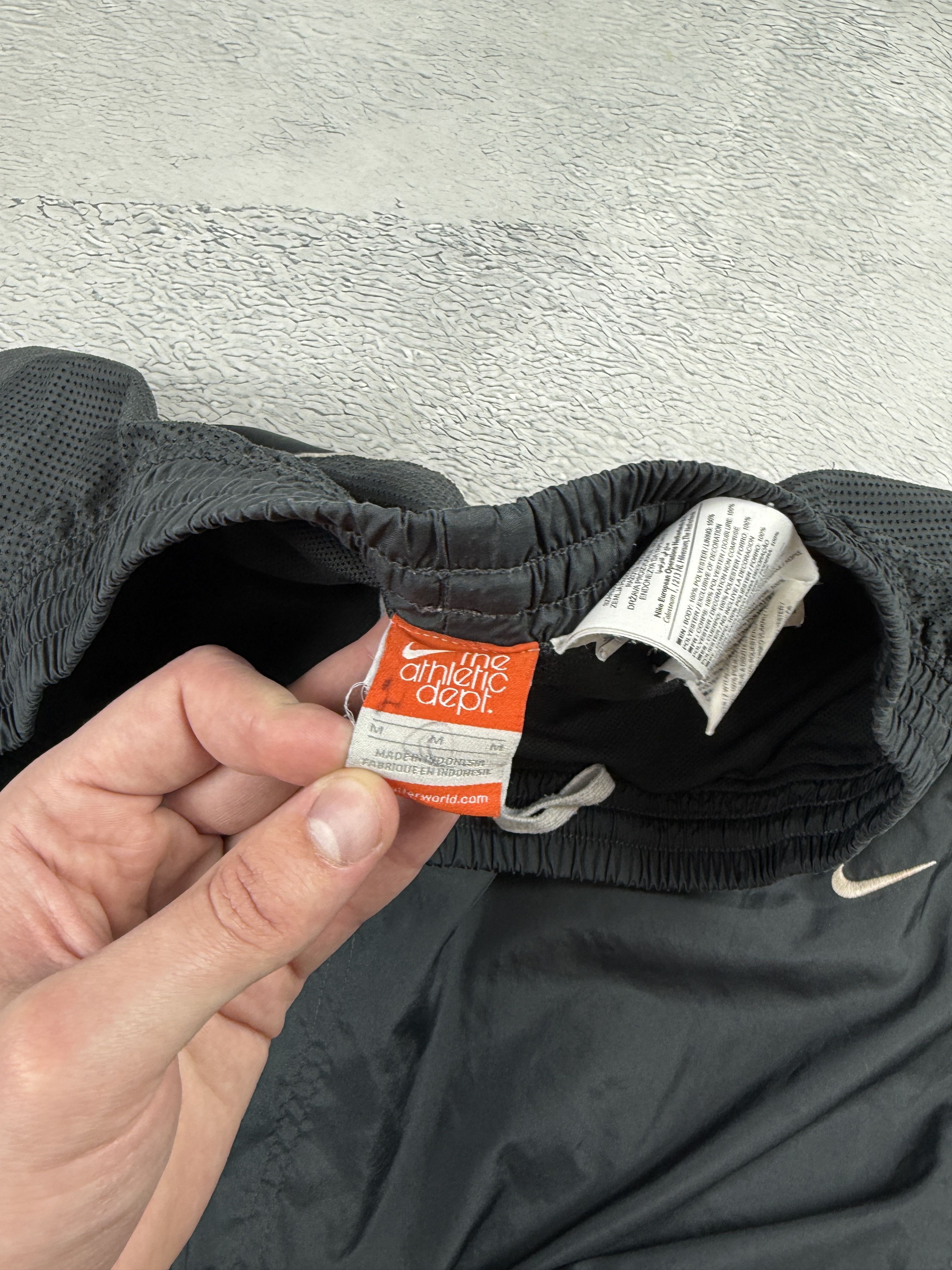 Nike × Vintage Nike Vintage Track Pants Nylon Parachute Windbreaker Grey Size US 32 / EU 48 - 7 Thumbnail