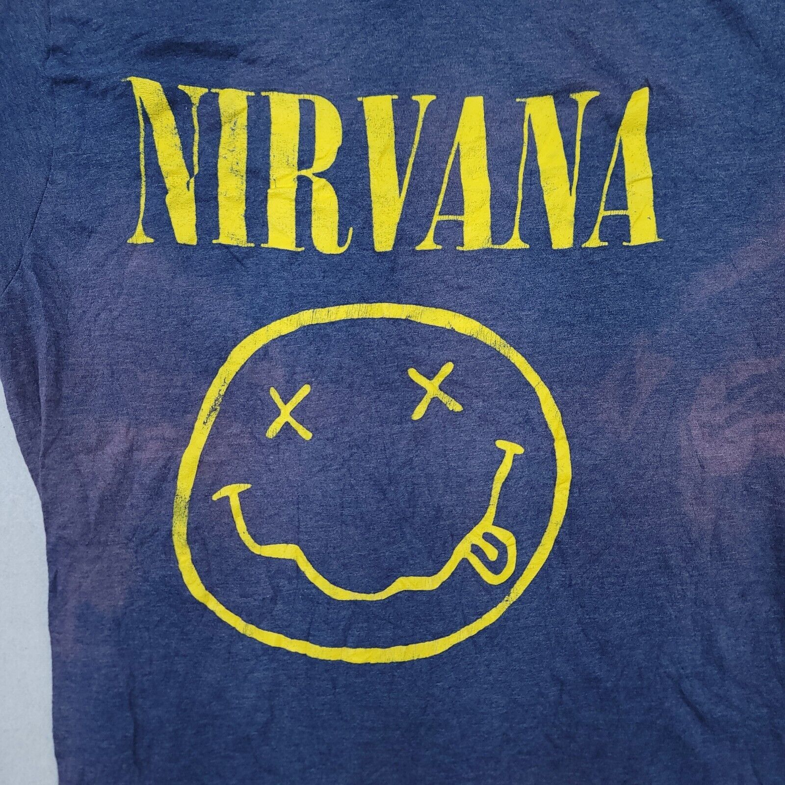 Nirvana Nirvana Casual Pullover Graphic T Shirt Mens Size Large Blue Size US L / EU 52-54 / 3 - 3 Thumbnail
