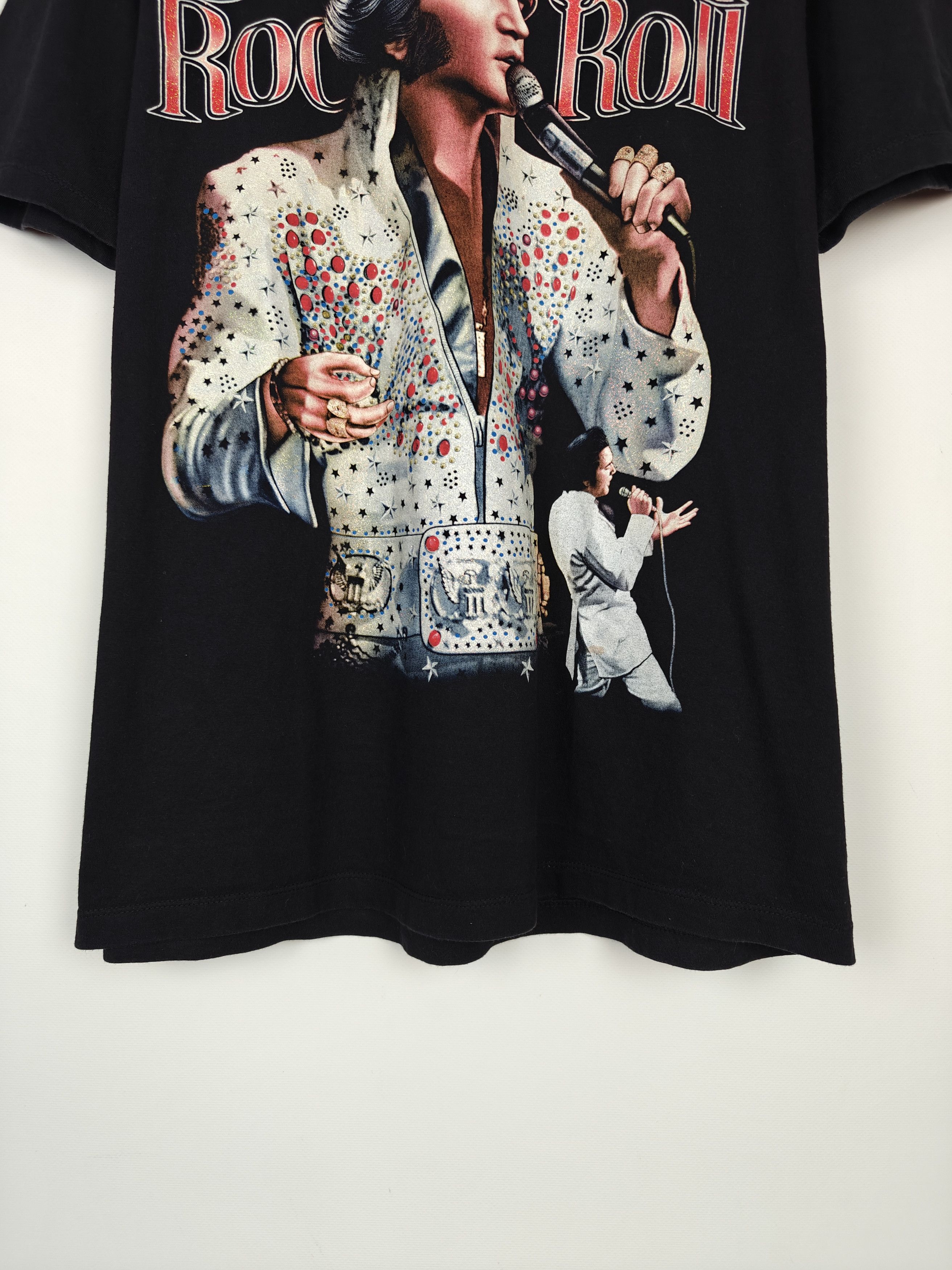 Other Rock Tees Vintage Elvis Presley Tee Double Big Logo Size L Size US L / EU 52-54 / 3 - 4 Thumbnail