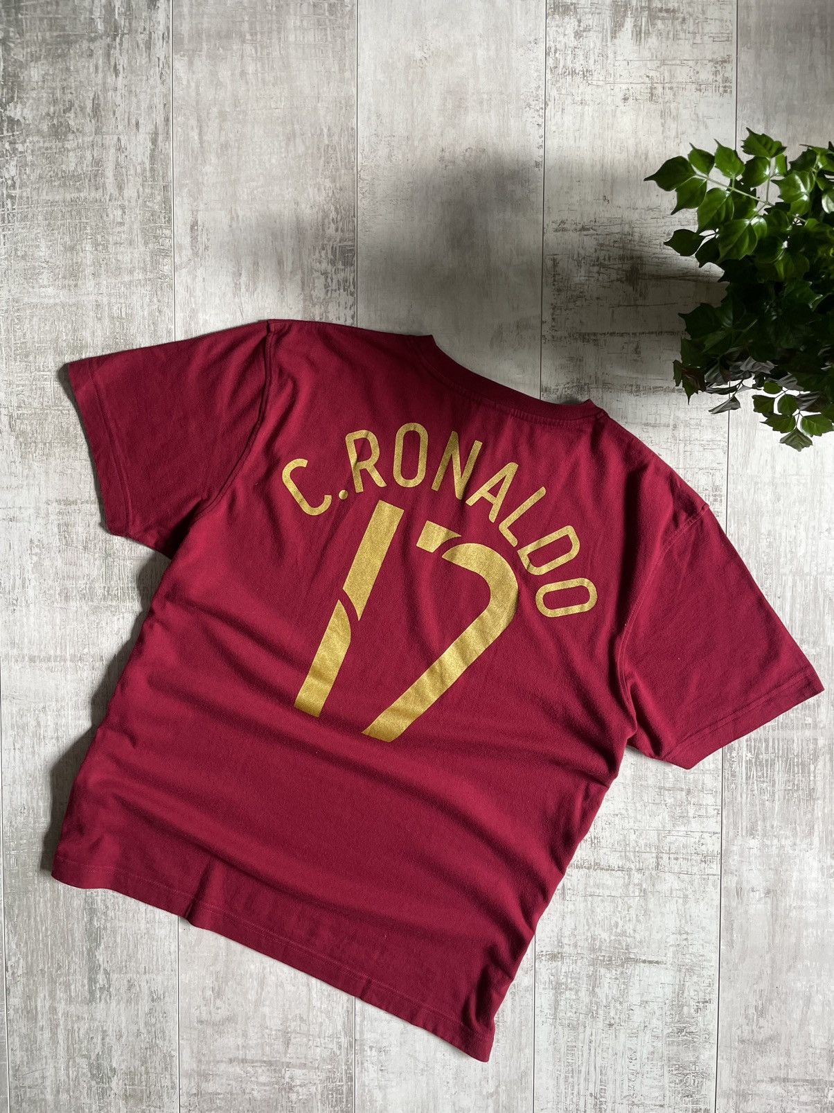 Nike × Vintage Nike Vintage Portugal Cristiano Ronaldo #17 Jersey Tee Size US XL / EU 56 / 4 - 2 Thumbnail
