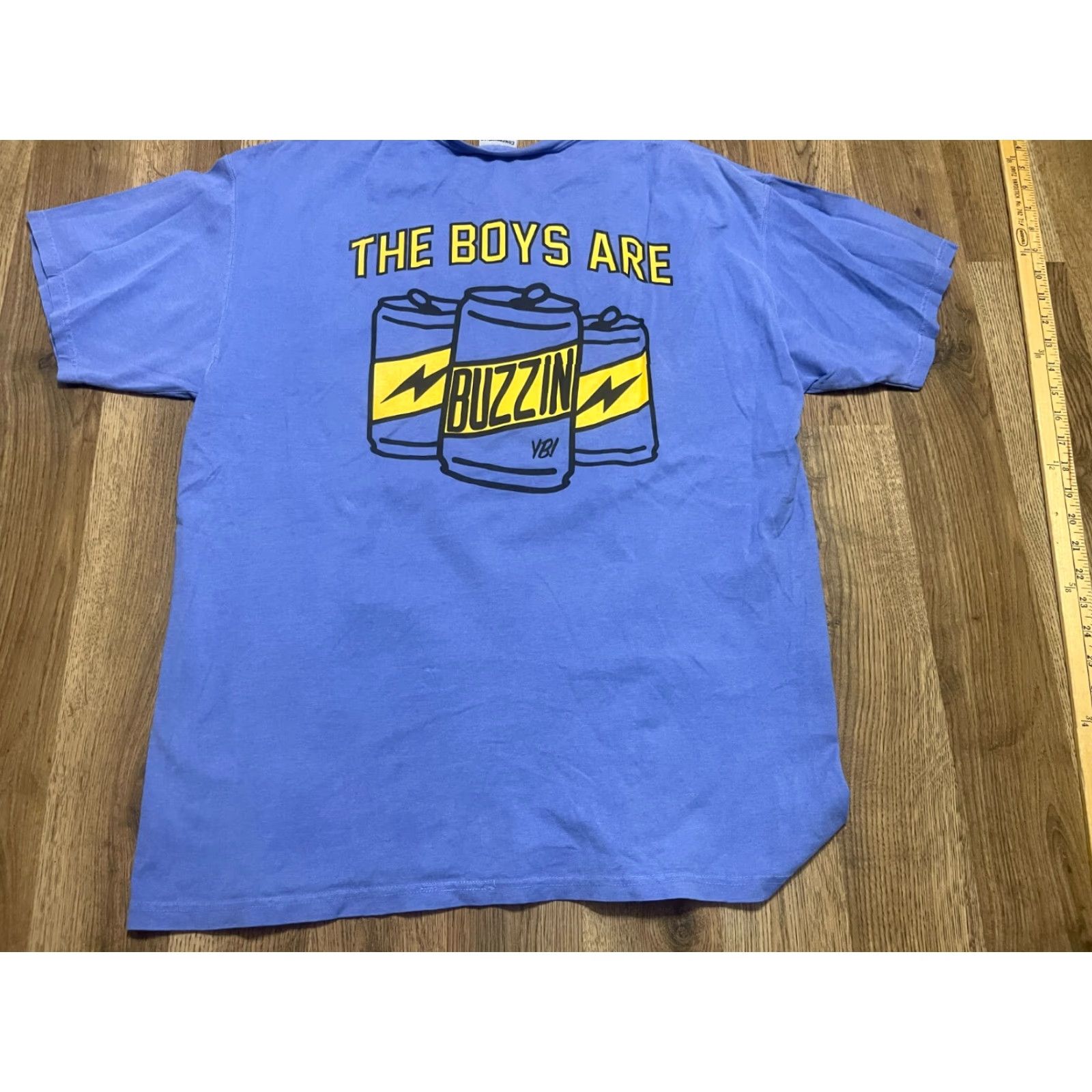 Comfort Colors Comfort Colors Shirt Men L Blue Short Sleeve Crew Neck Buzzed Size US L / EU 52-54 / 3 - 2 Thumbnail
