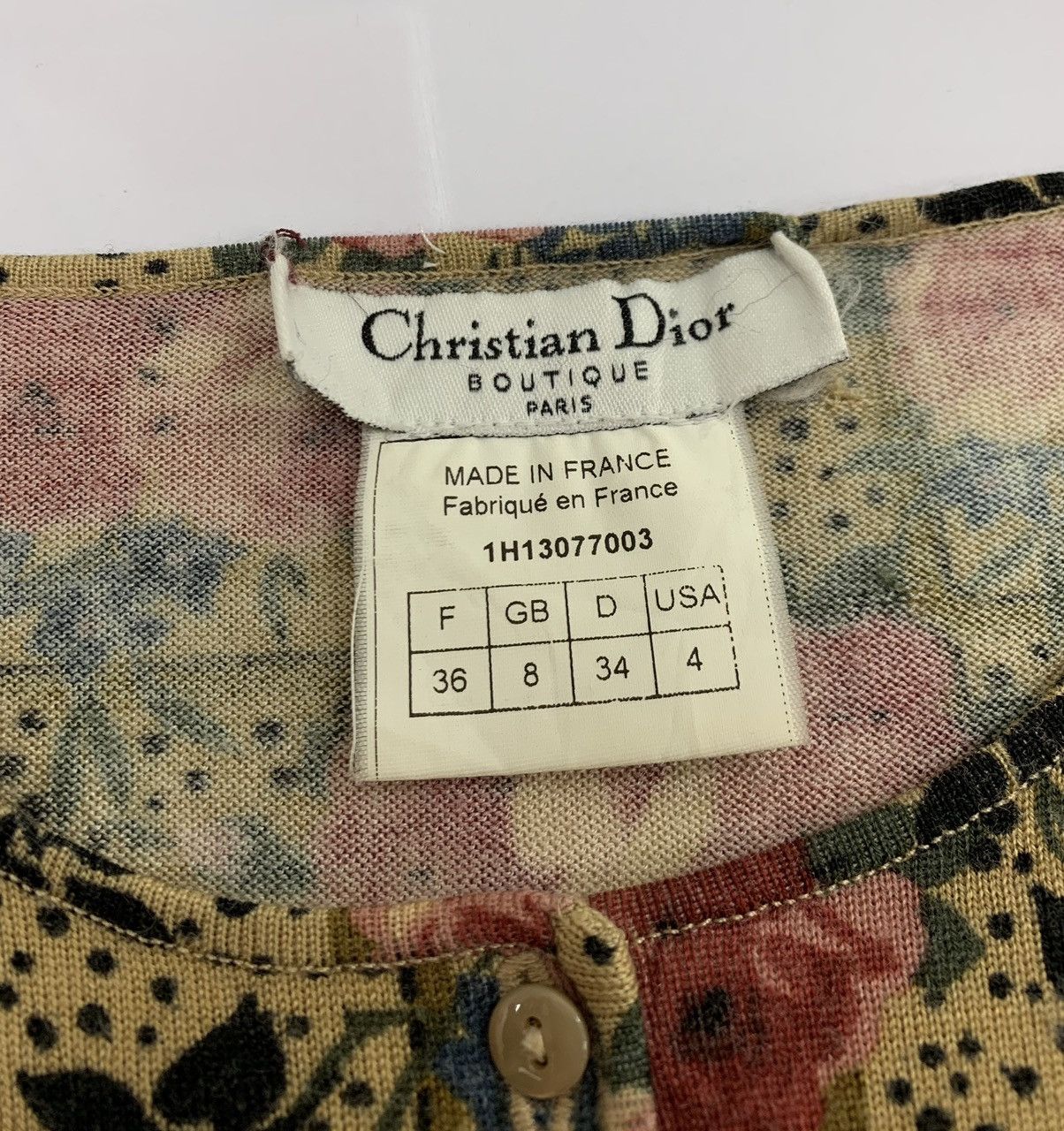 Dior × Vintage 💥Dior Floral Button up shirts Size S / US 4 / IT 40 - 6 Thumbnail